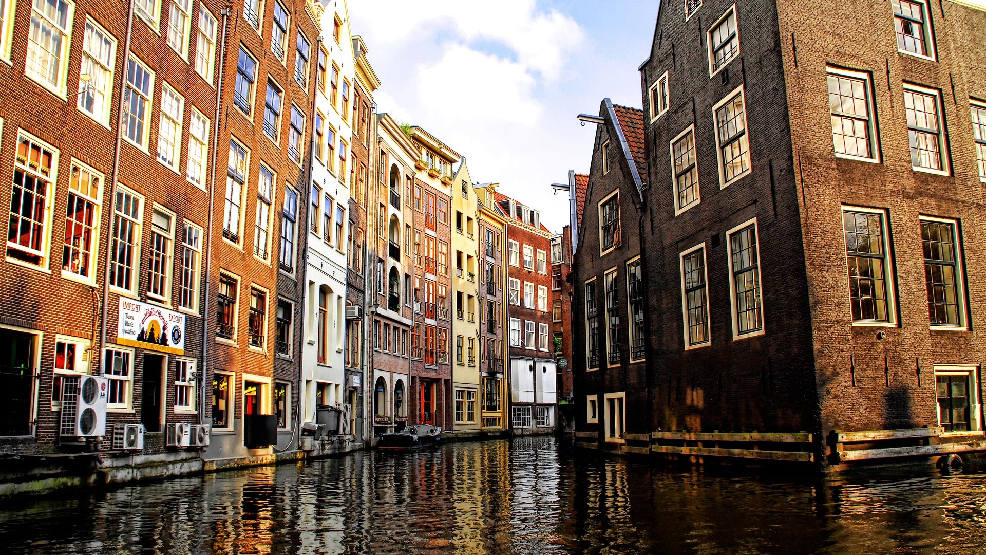 Венецианские каналы в Амстердаме обои