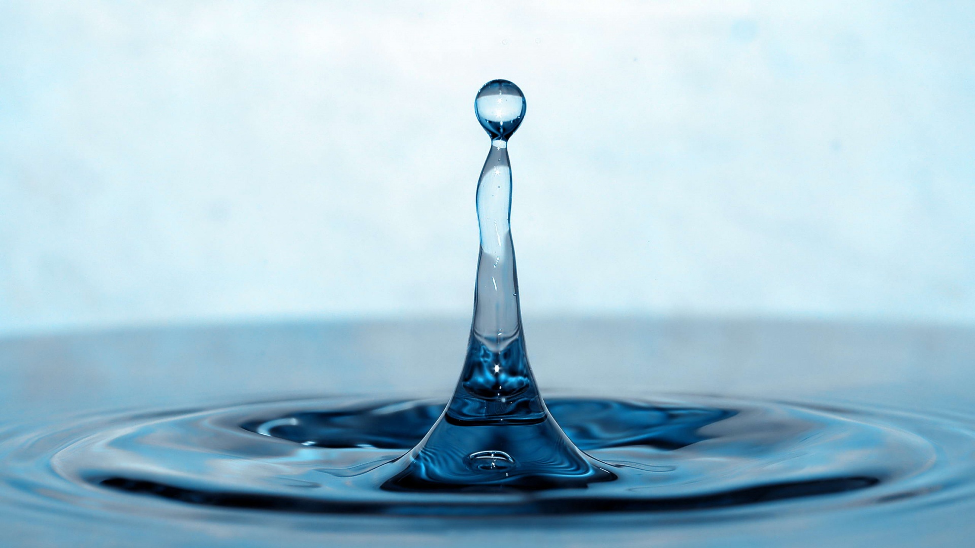 Падение капли обои