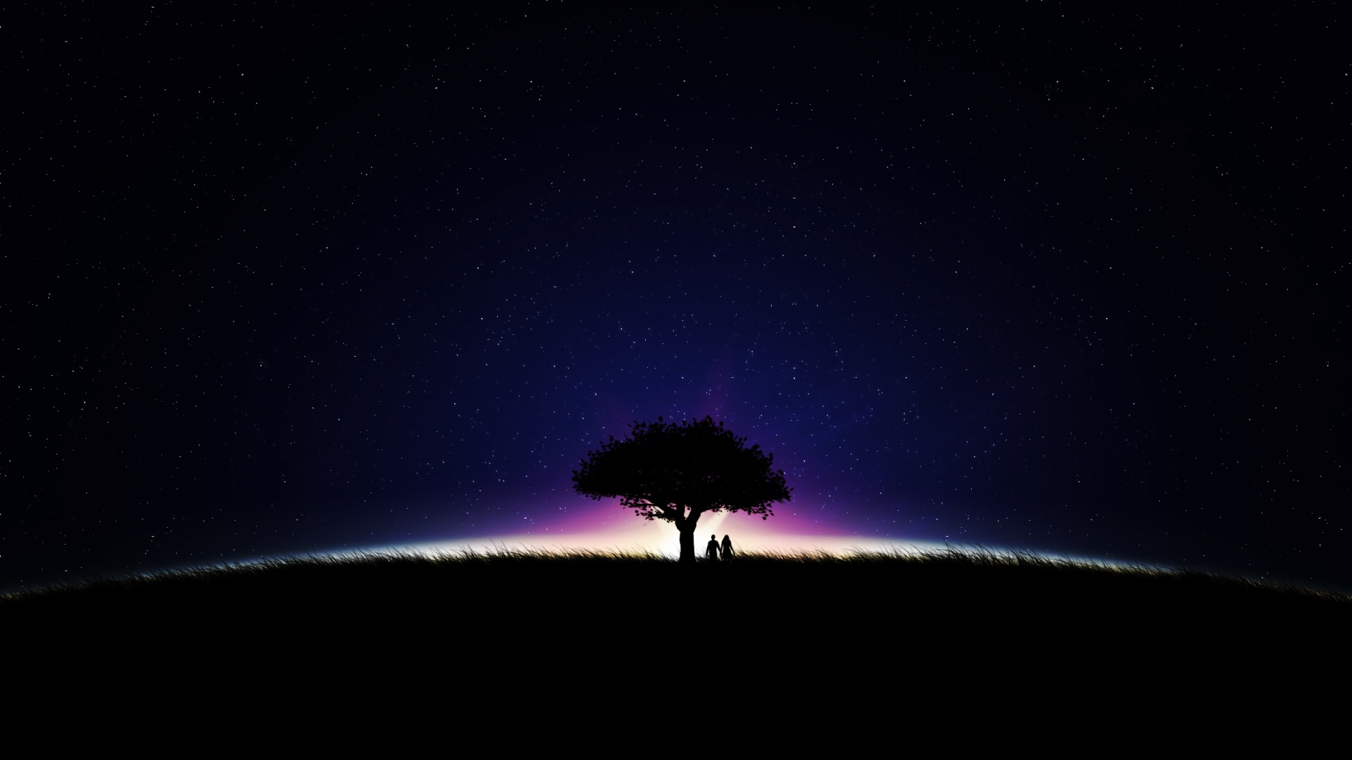 Звёздная ночь обои