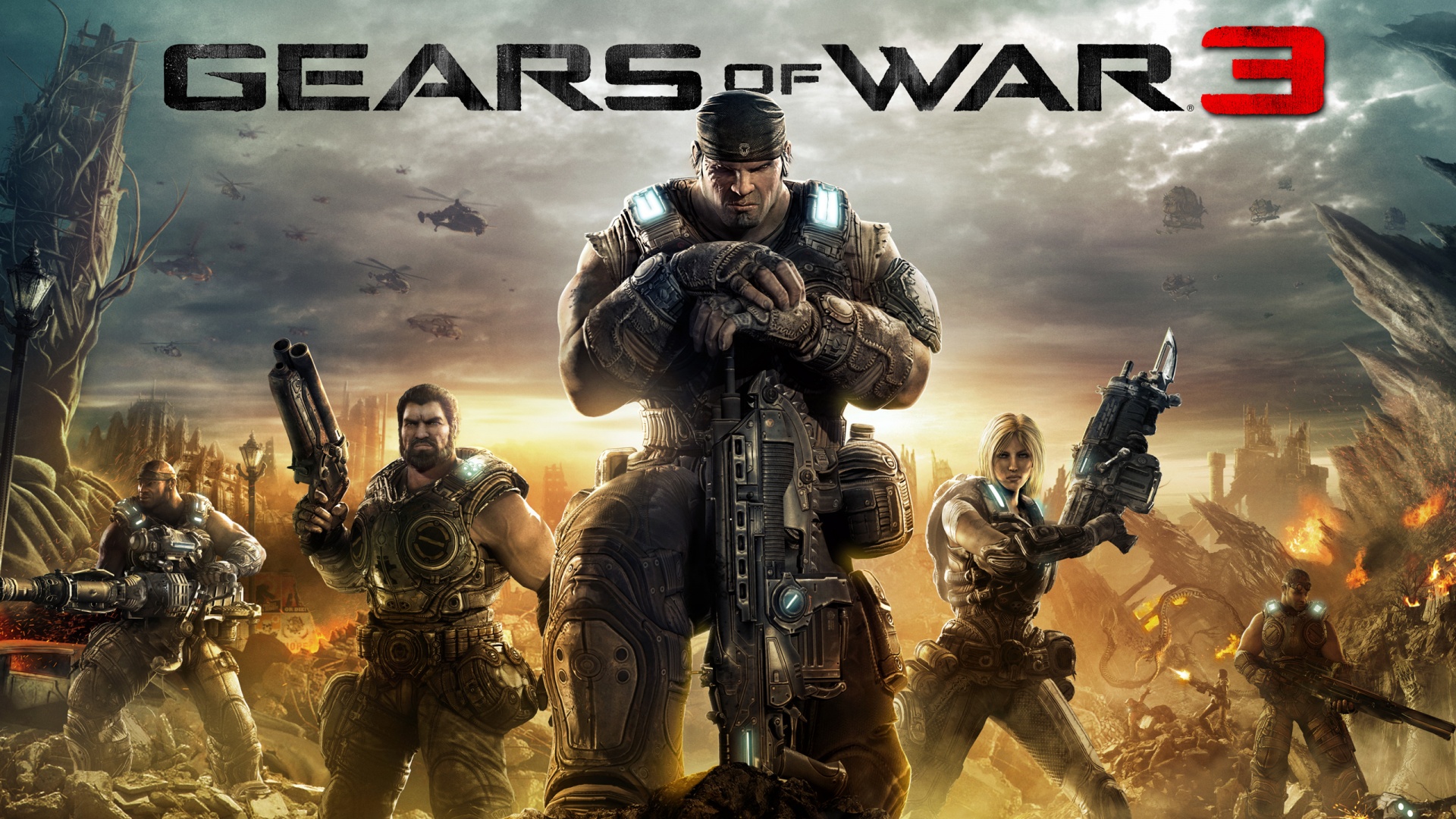 Gears of War 3 обои