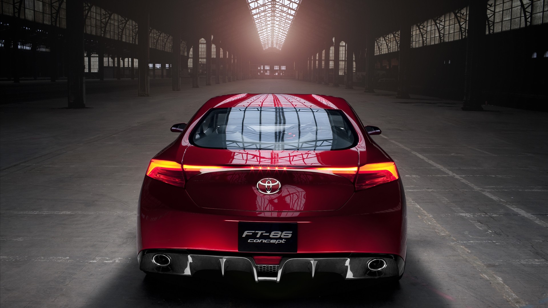 Концепт спортивной тойоты обои