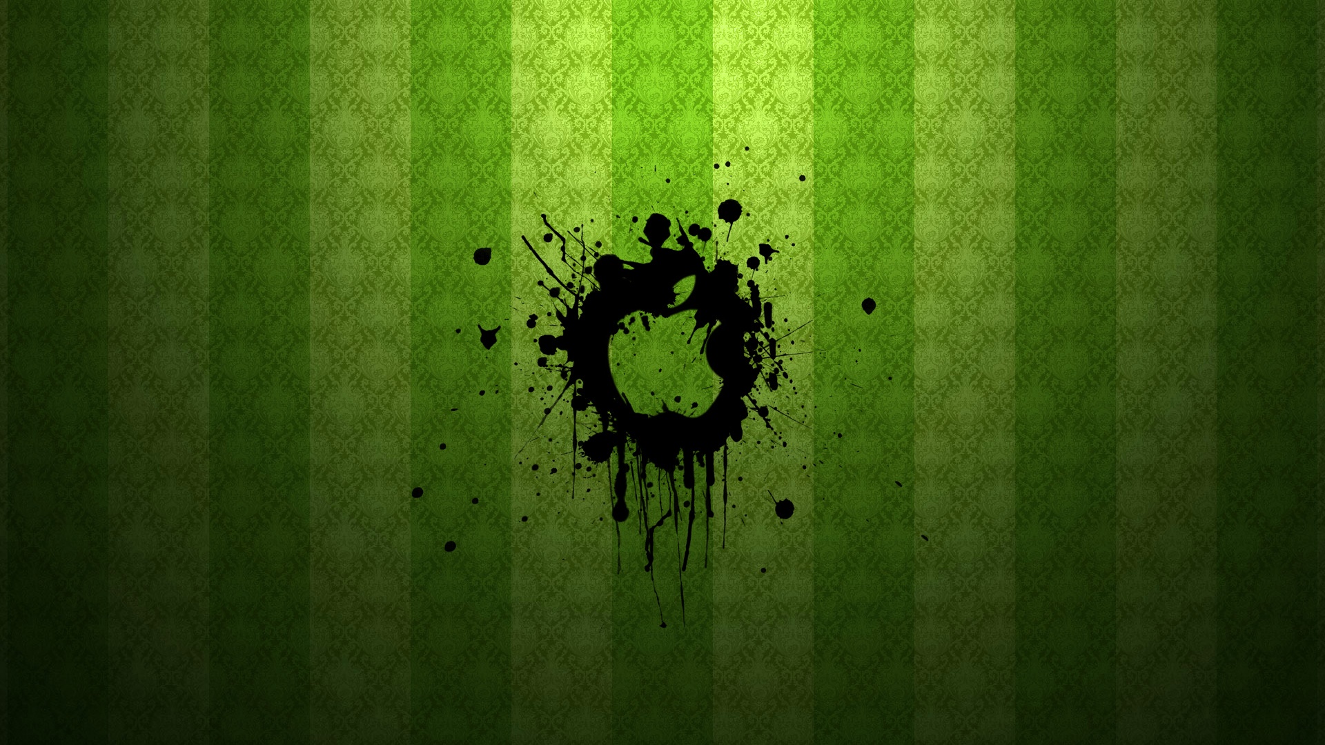 Логотип Apple на обоях обои