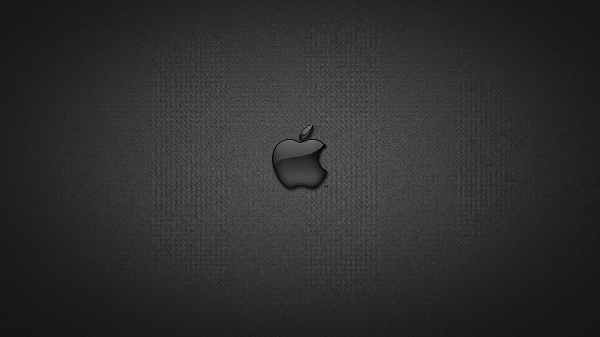 Логотип apple в стекле обои