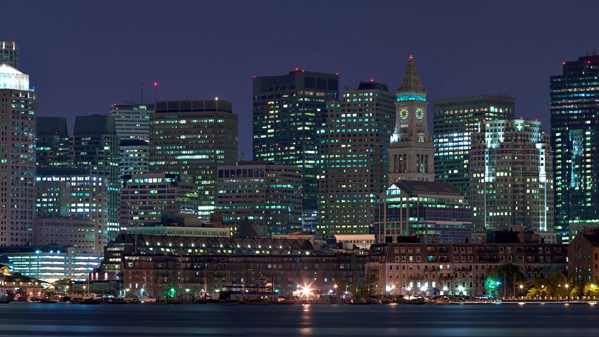 Панорама города обои