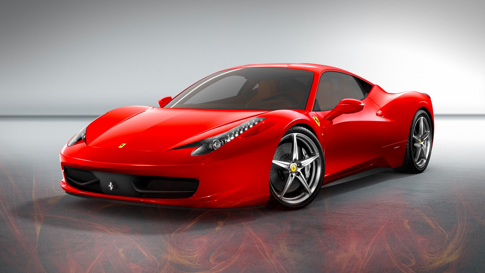 Огненный феррари обои