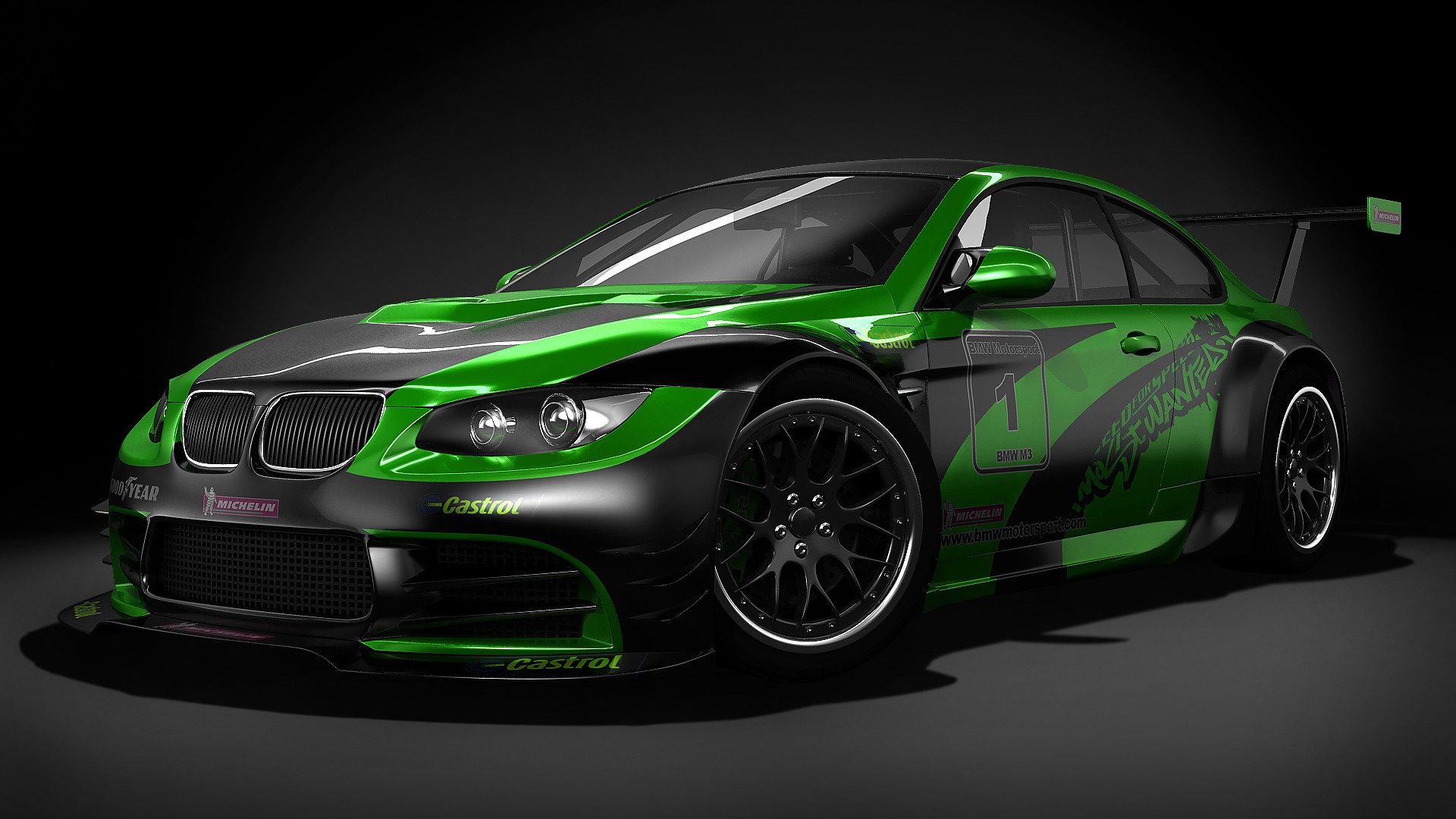 Гоночный BMW M3 обои