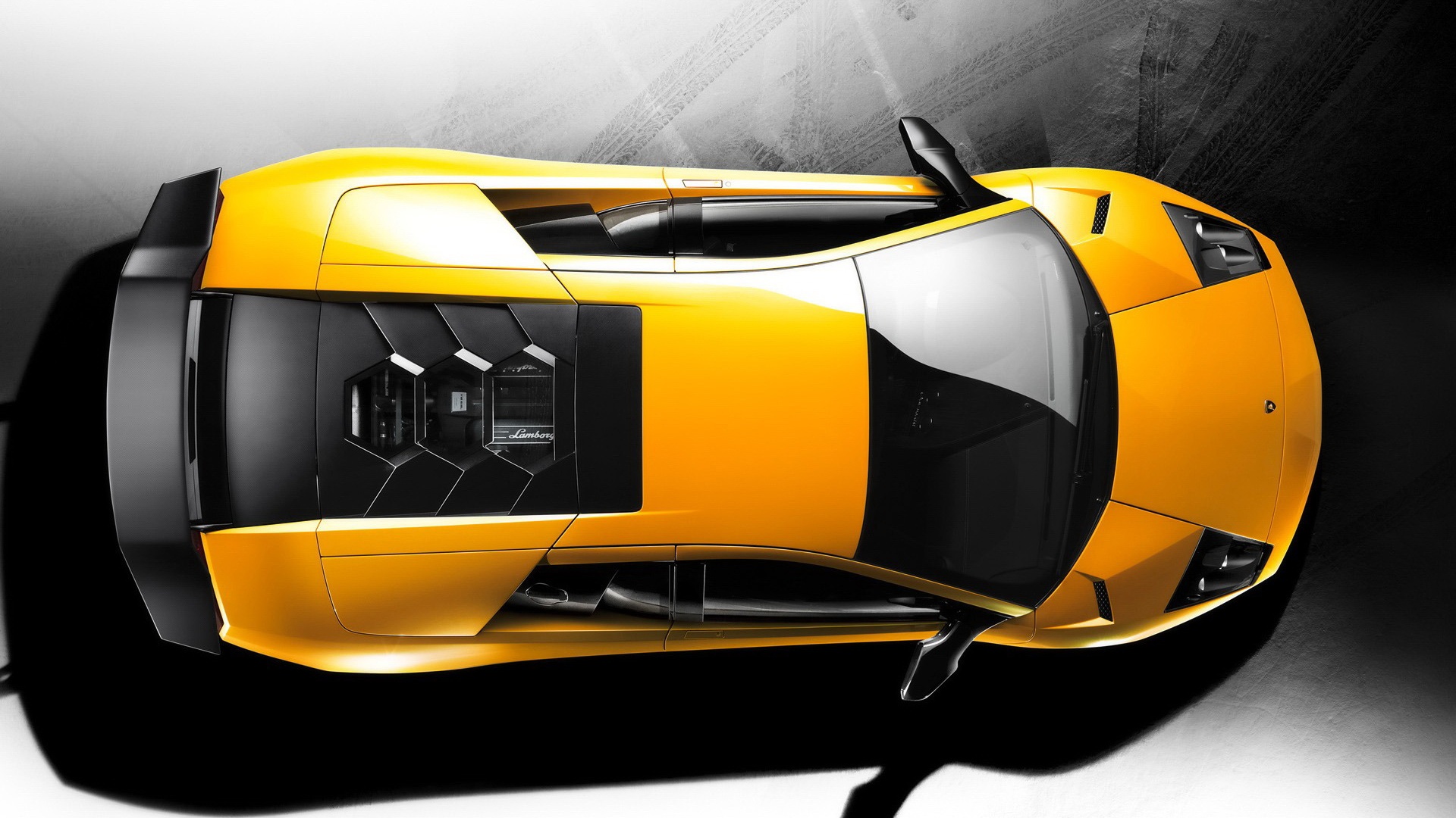 Ламборджини вид сверху обои
