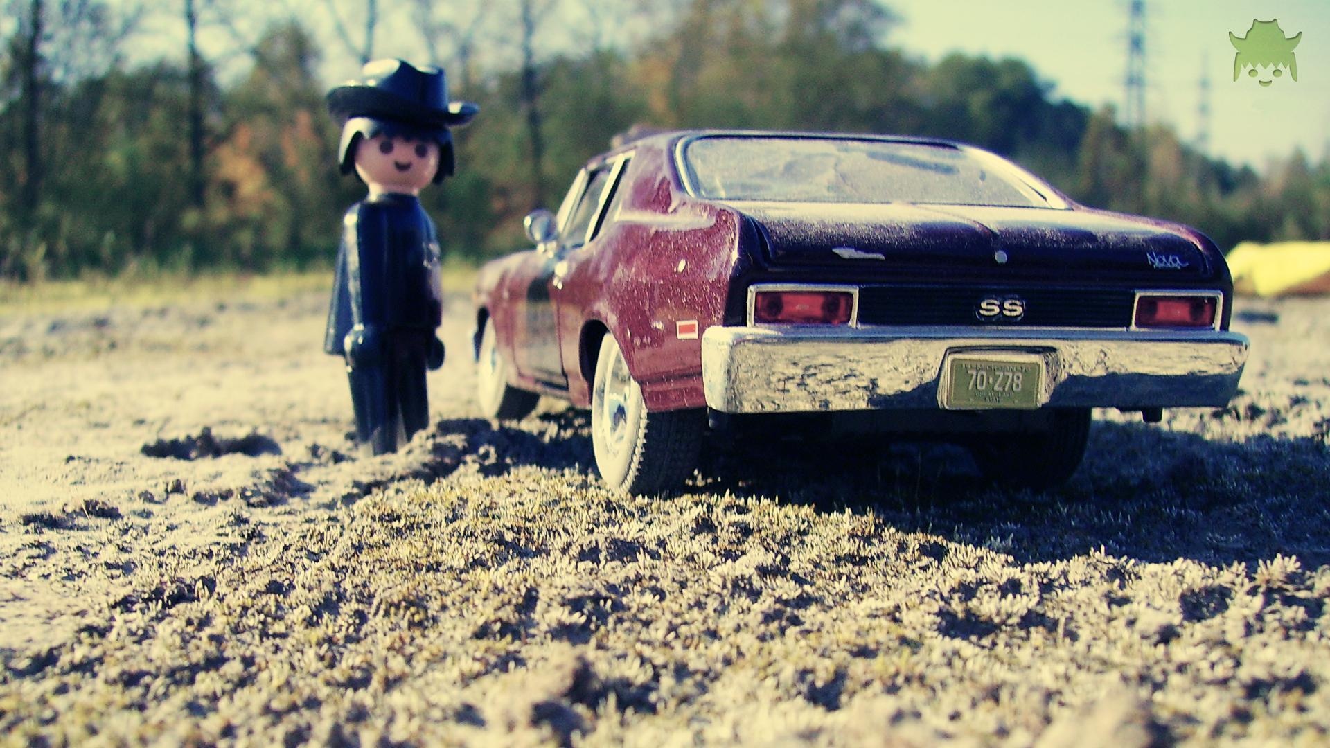 Машинка для человечка Lego обои