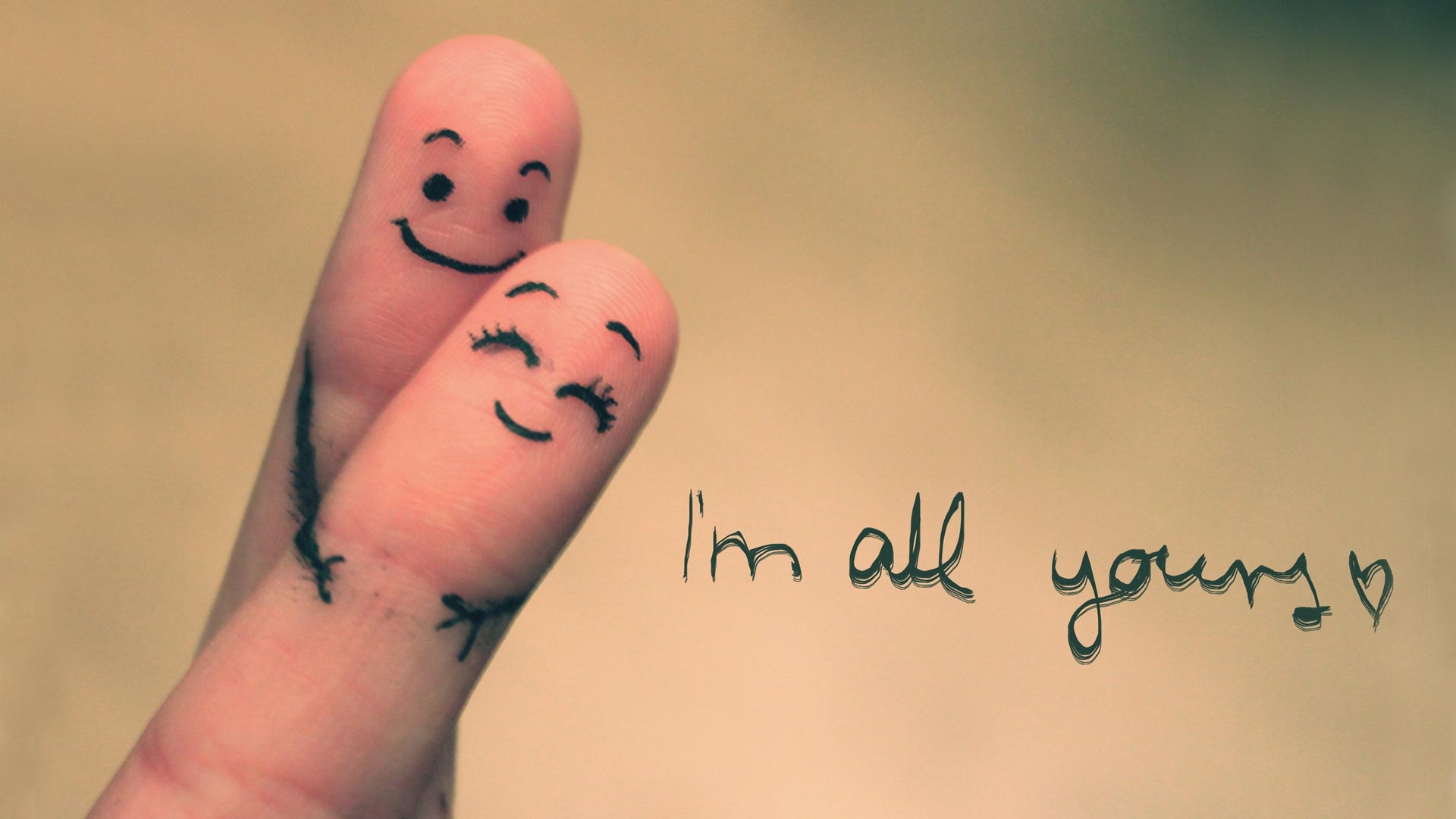 I"m all yours! обои