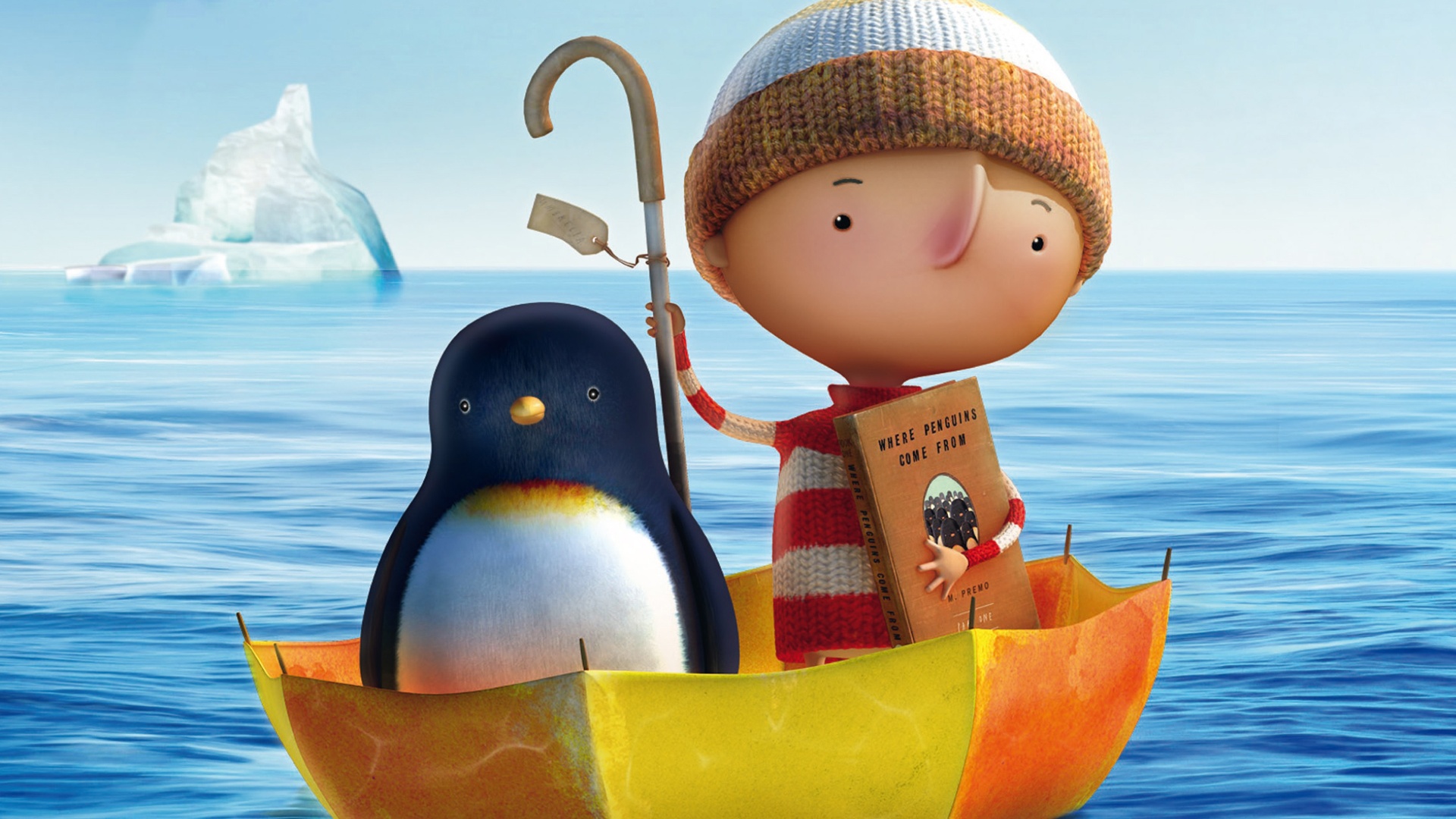 Откуда приходят пингвины обои