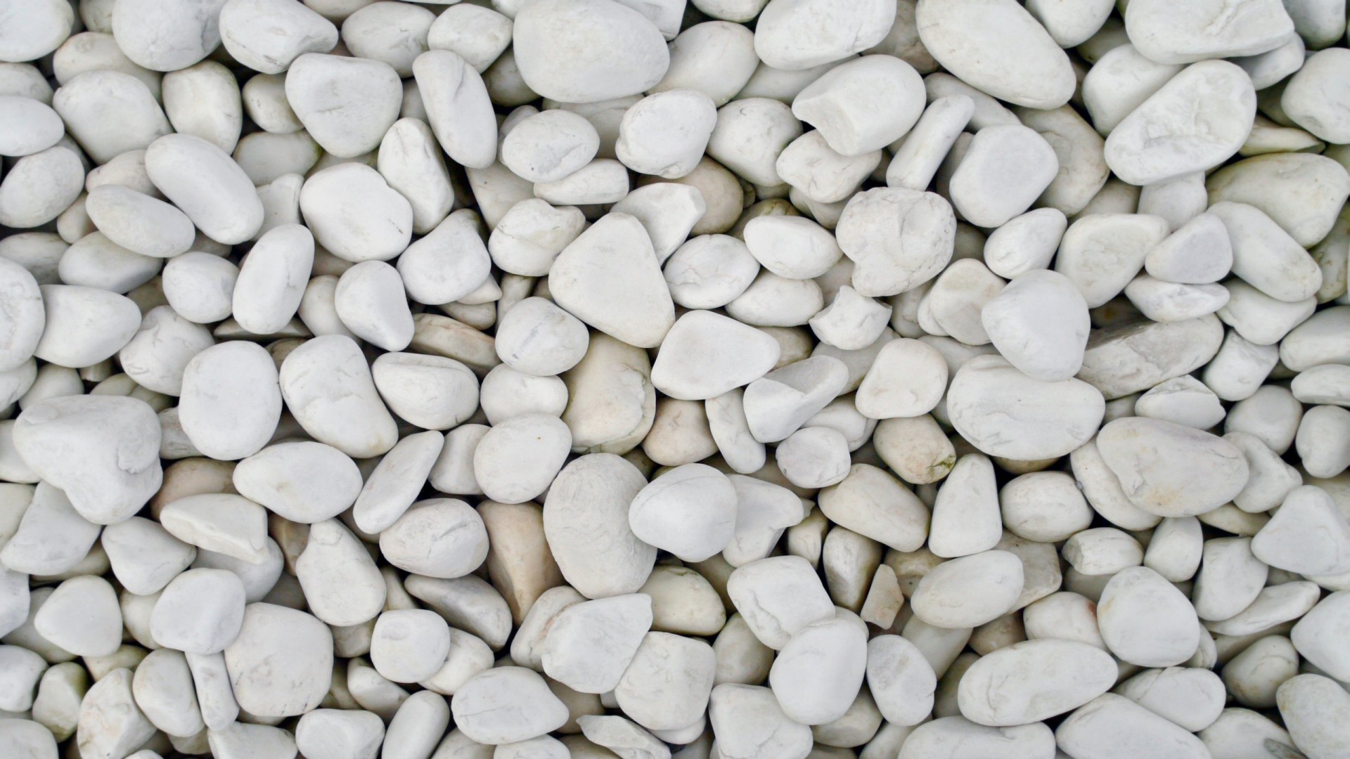 Крупная белая галька обои