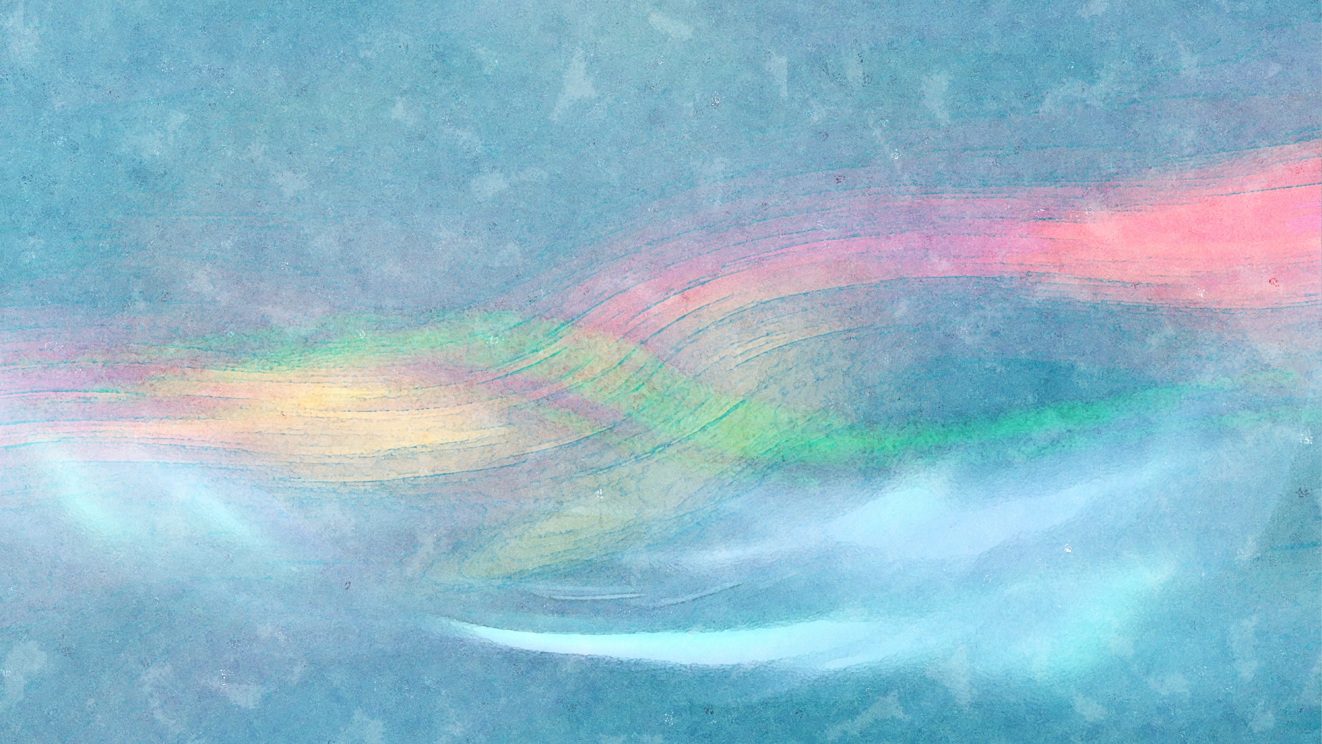 Радужные волны обои