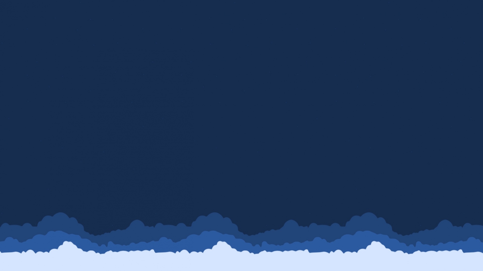 Над облаками в векторном стиле обои