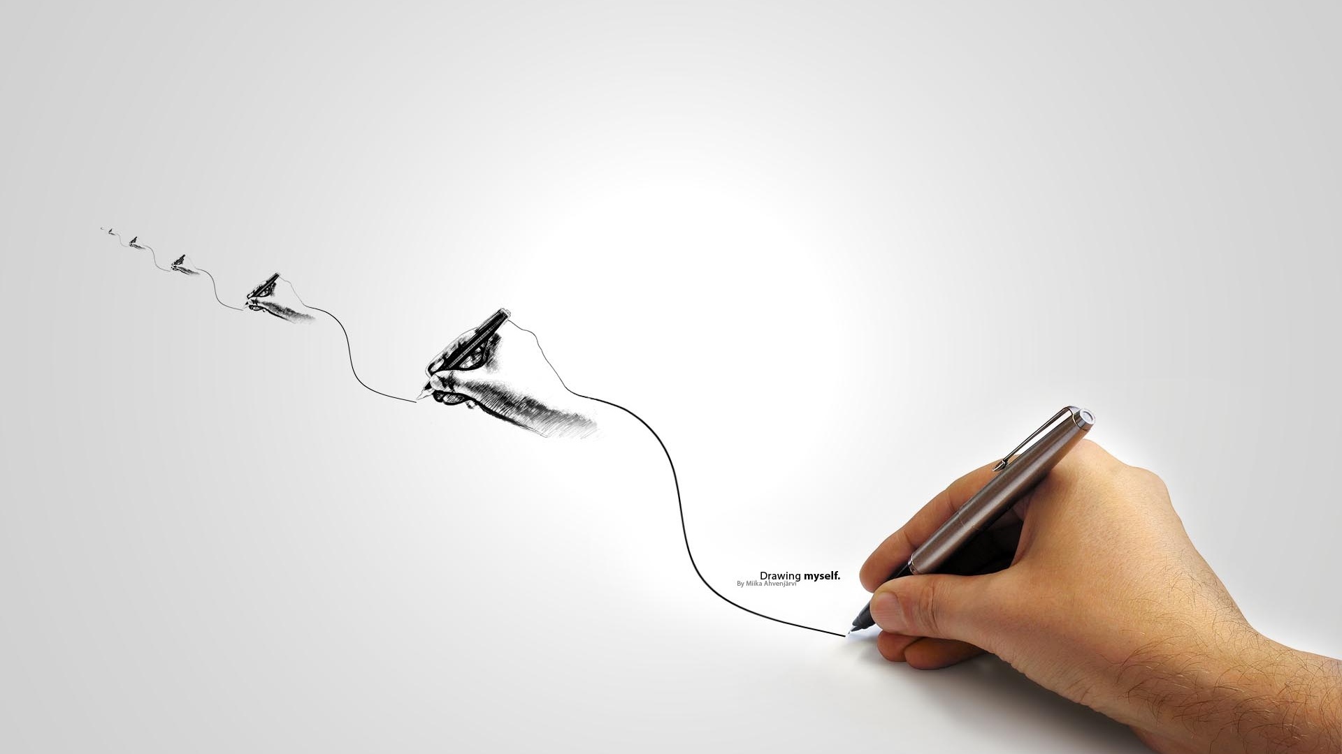 Рисунок - рекурсия обои