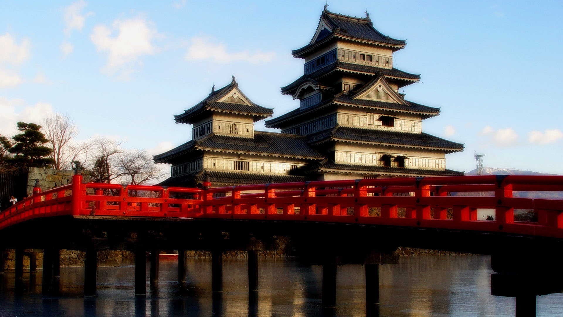 Дом на берегу обои