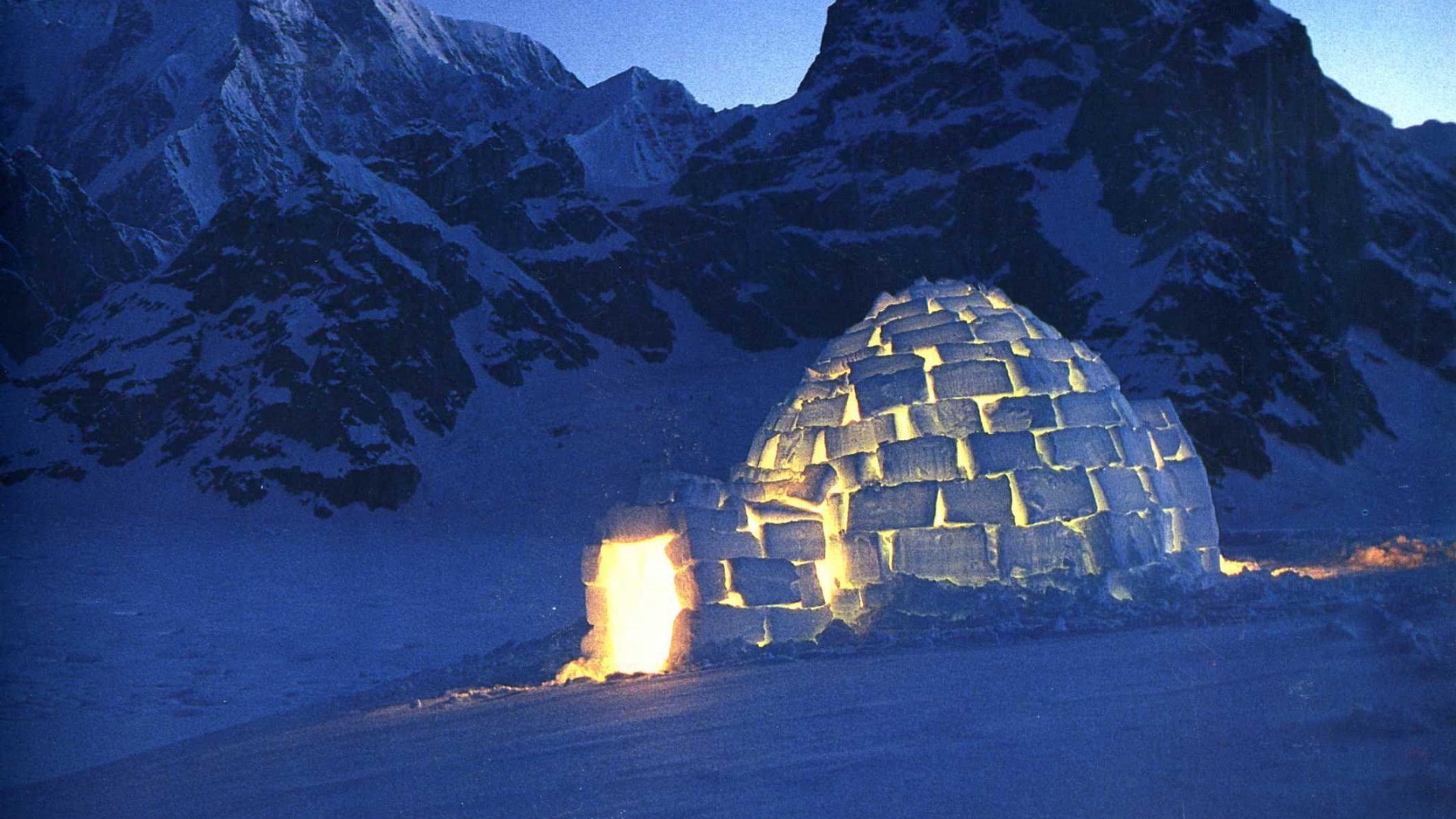 Иглу изо льда обои