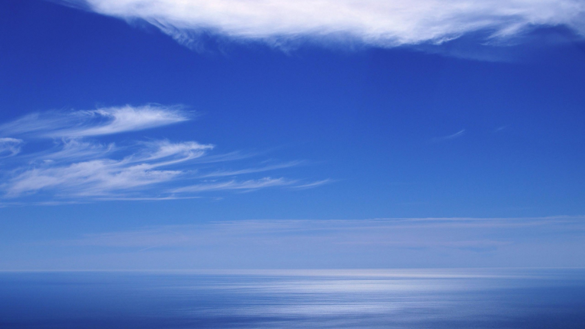 Чистый морской горизонт обои