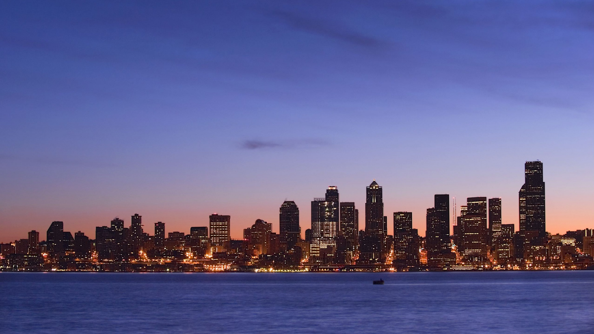 Пейзаж Сиэтла обои