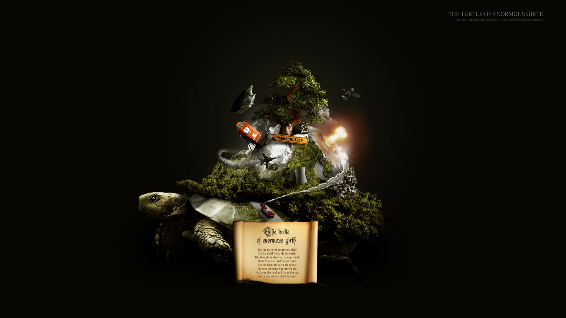 Огромная в обхвате черепаха обои