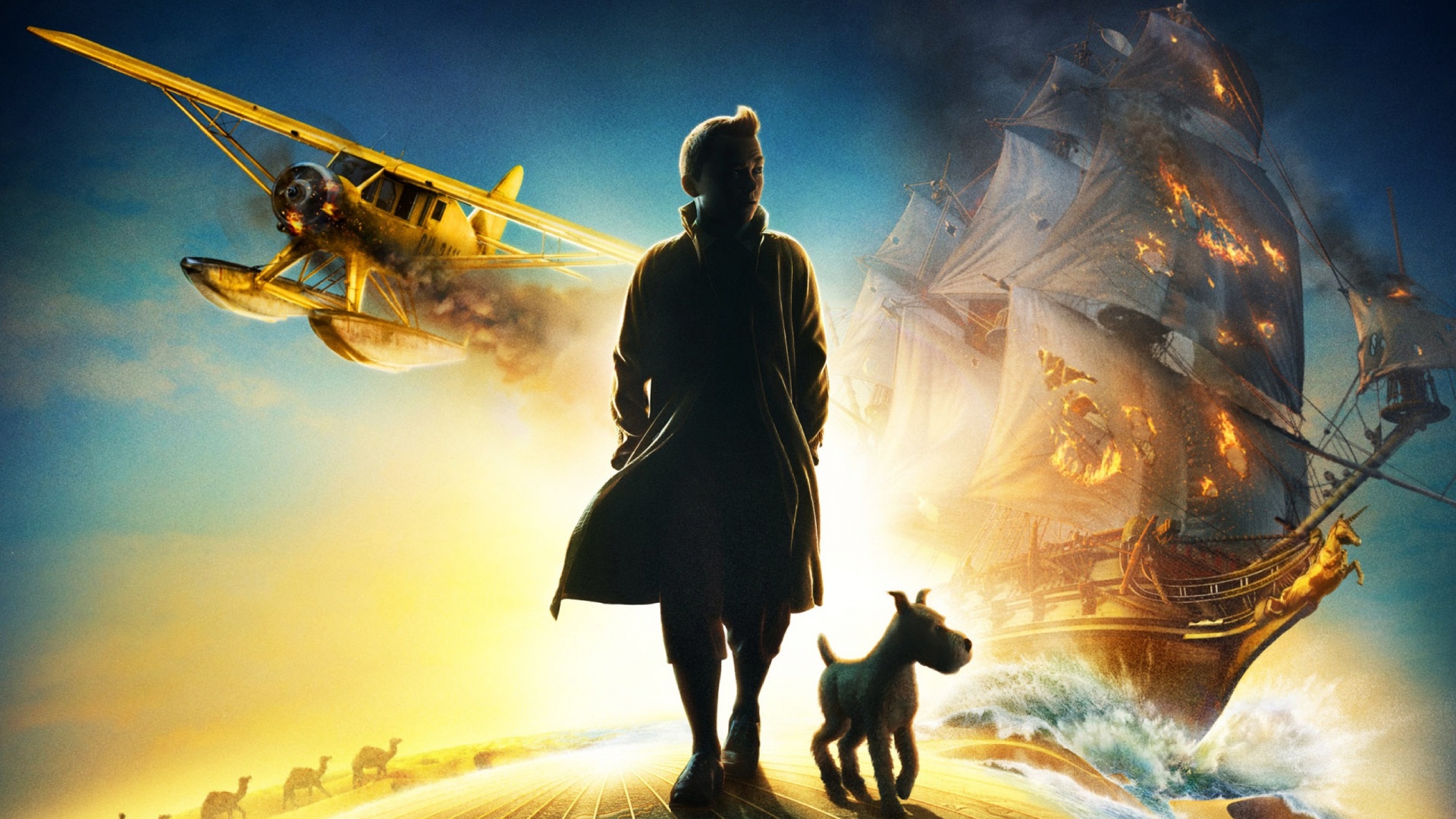 Приключение Тинтина обои