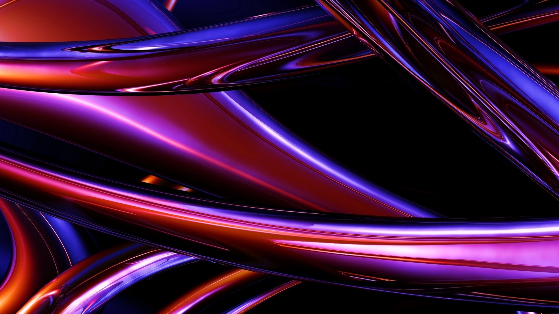 Металлические потоки обои