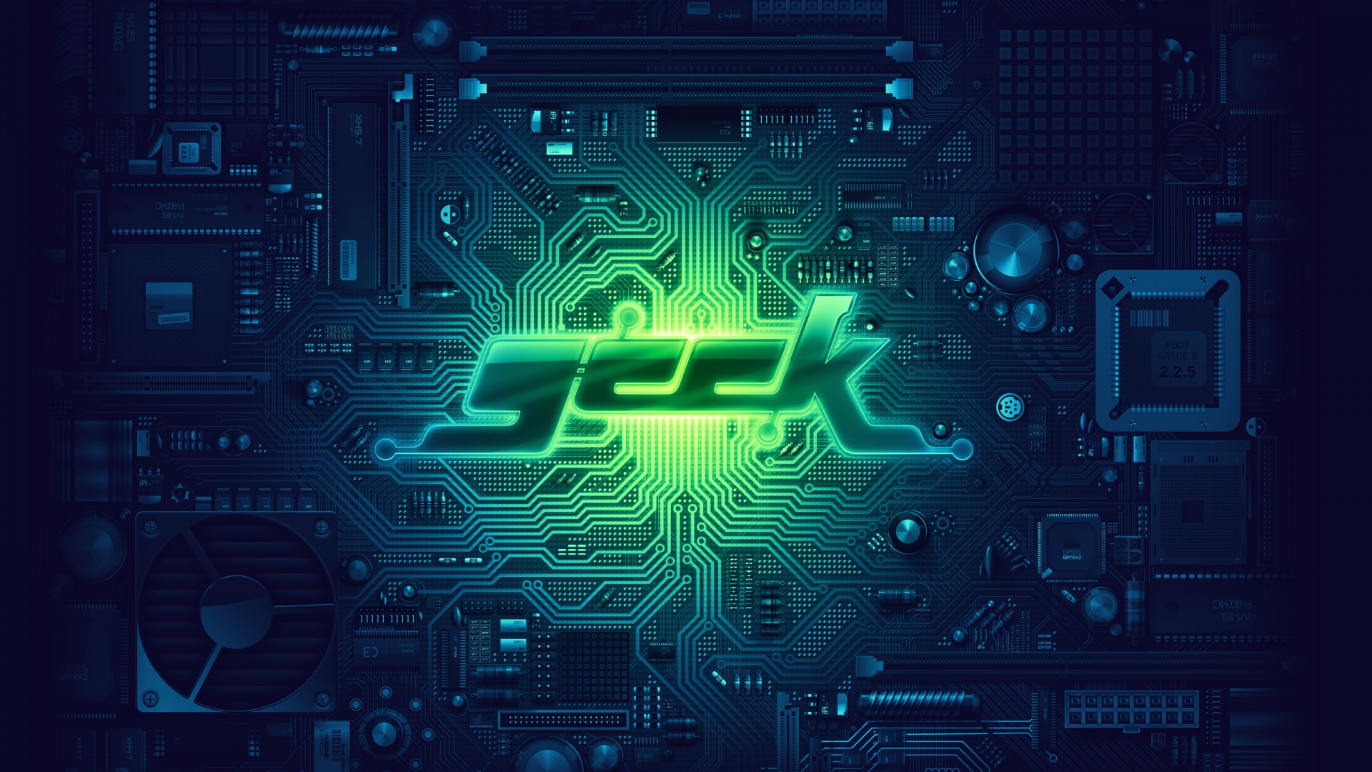 Печатная плата Geek обои