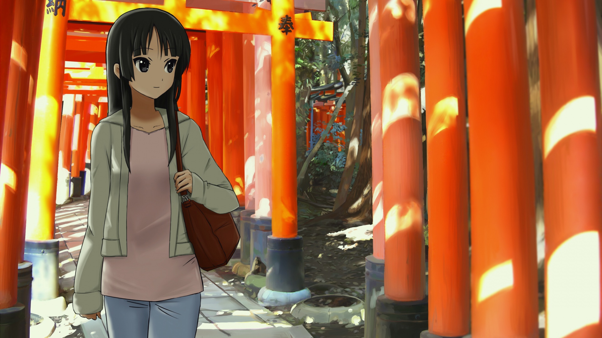 Акияма Мио обои