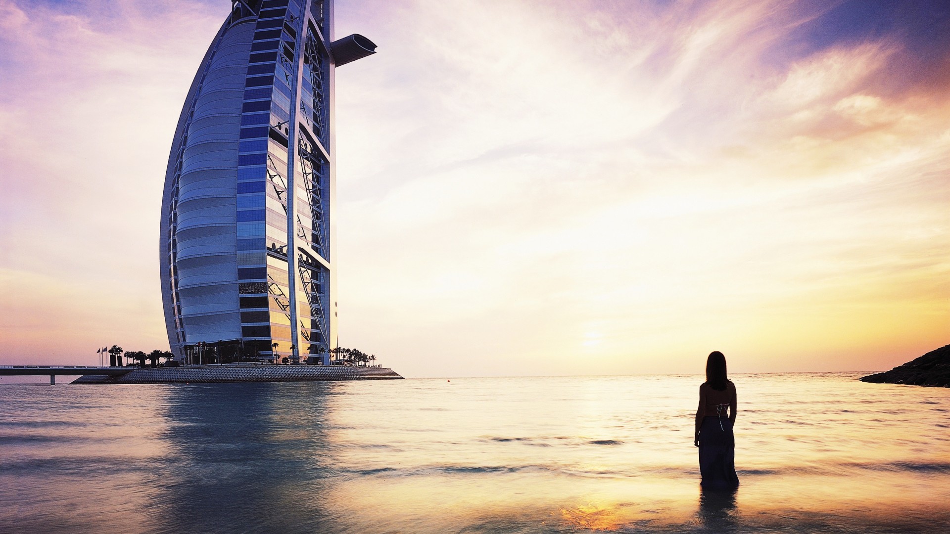 Бурдж Аль Араб в Дубае обои