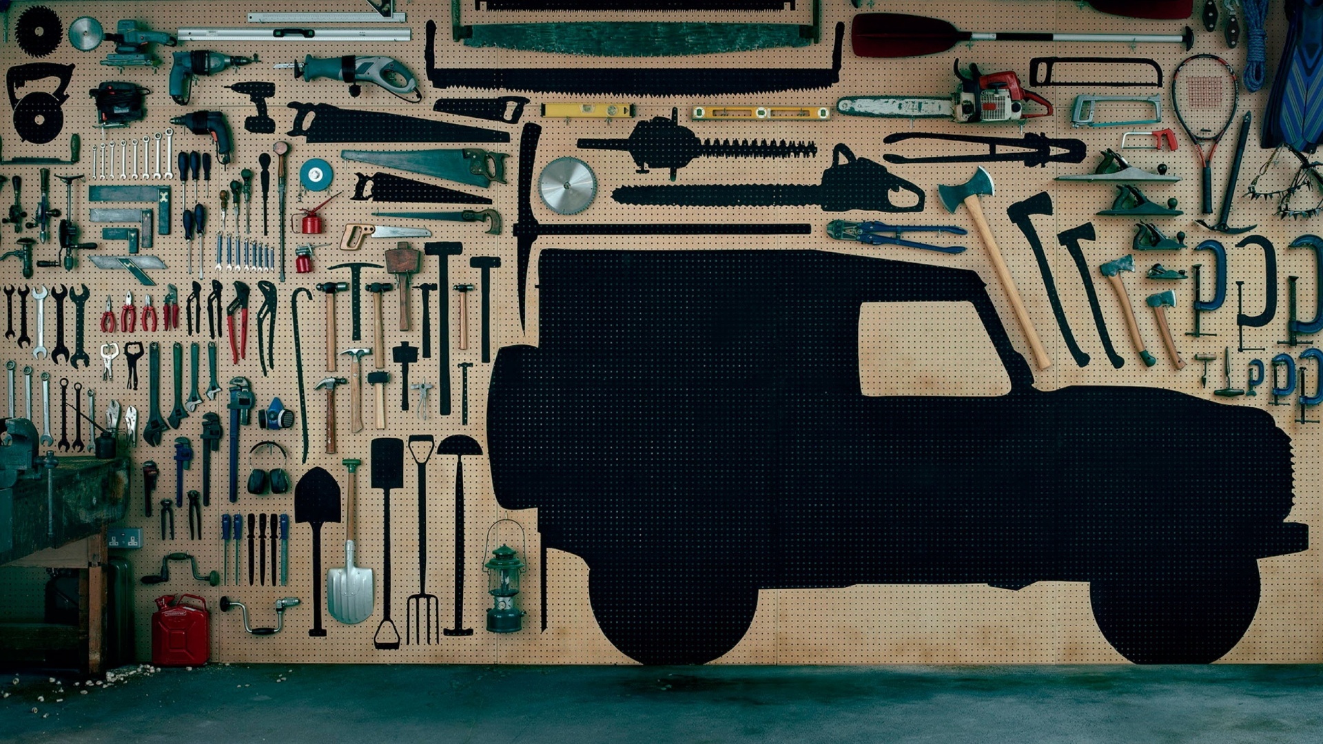 Типичный гараж обои