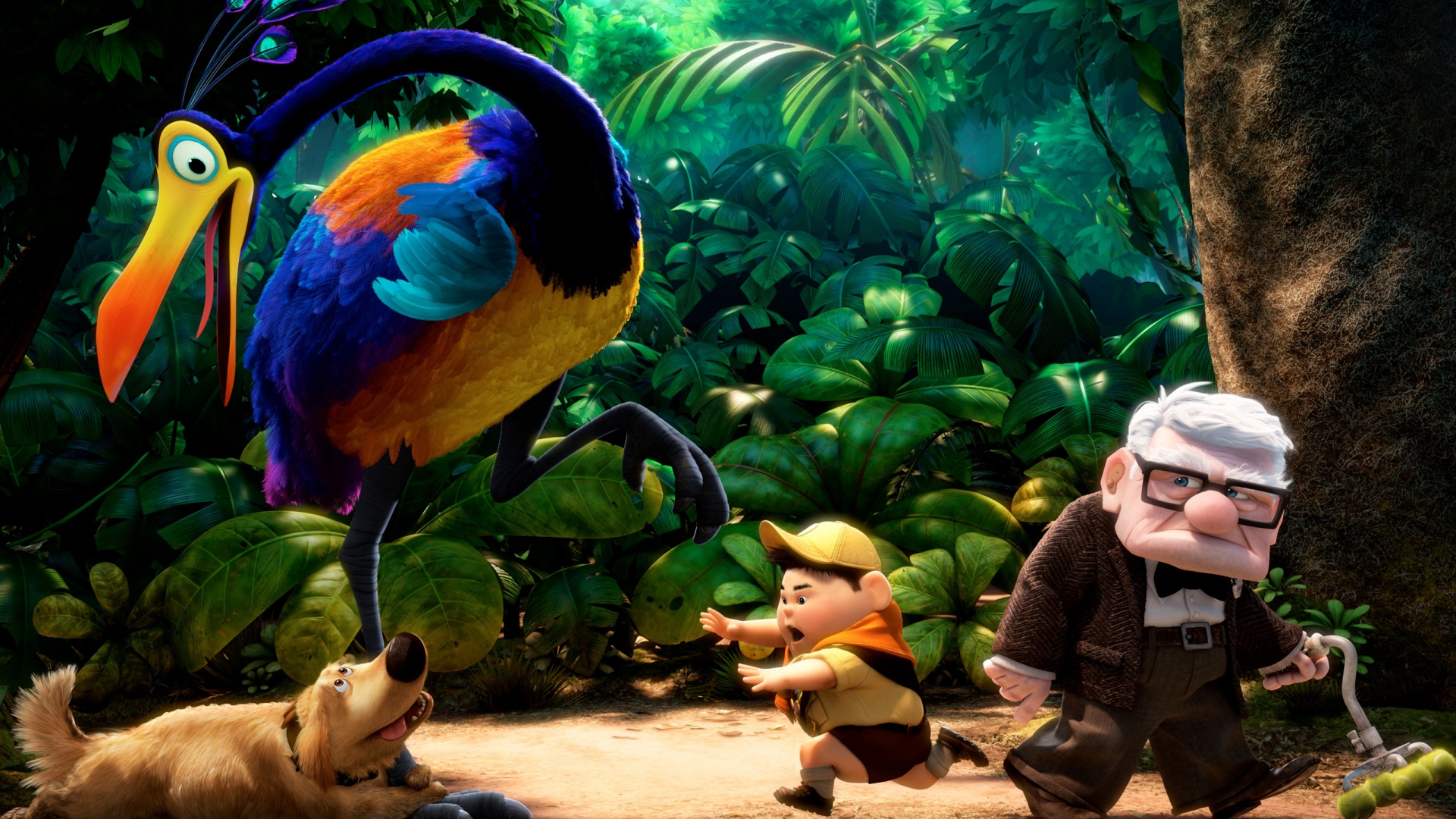 Герои мульфильма "Вверх" обои