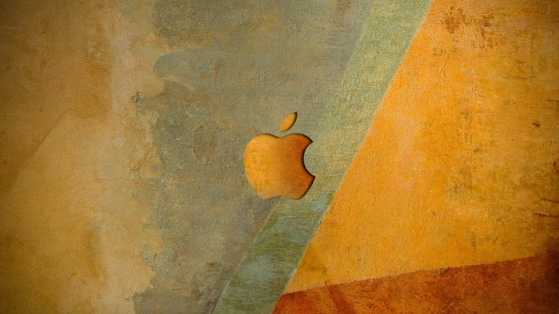 Стилизованное яблоко обои