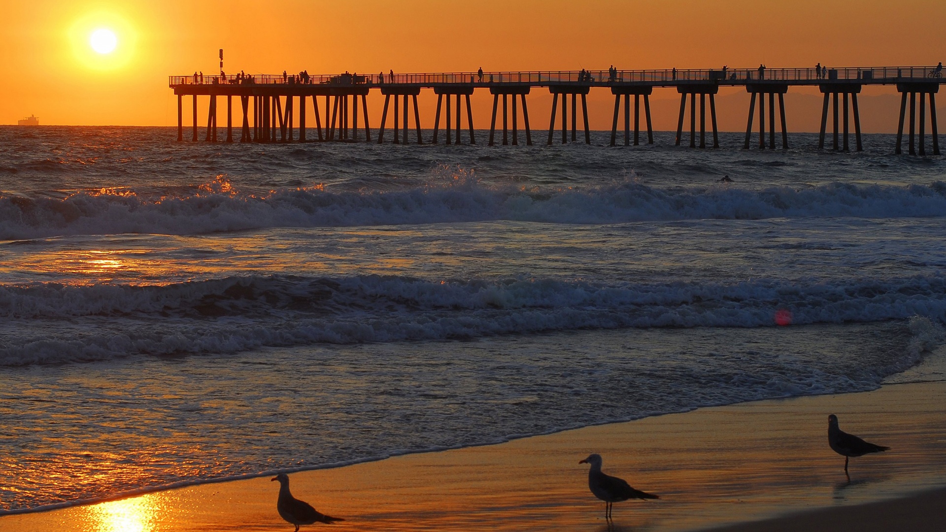 Морская терасса обои