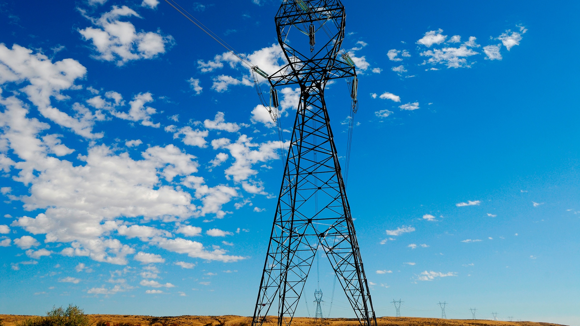 Линии электро передач обои