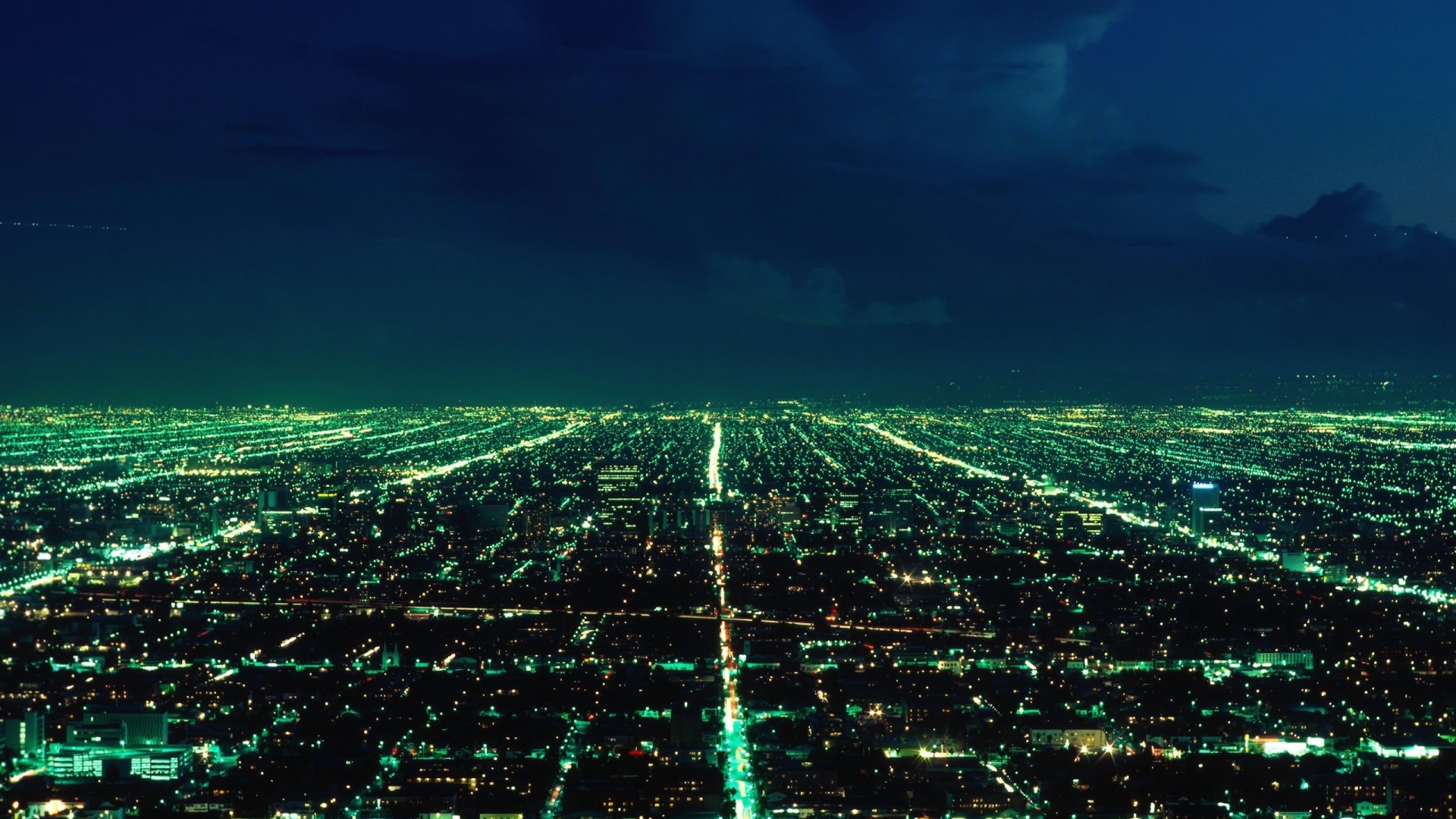 Вид на город с высоты обои