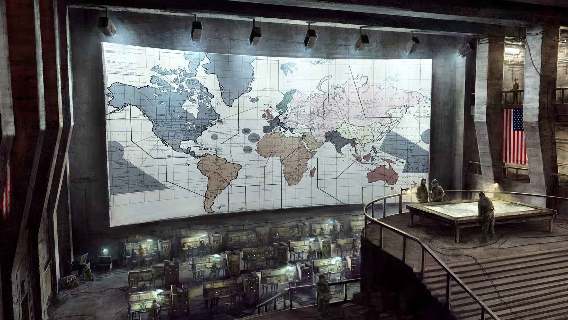 Секретный американский бункер обои