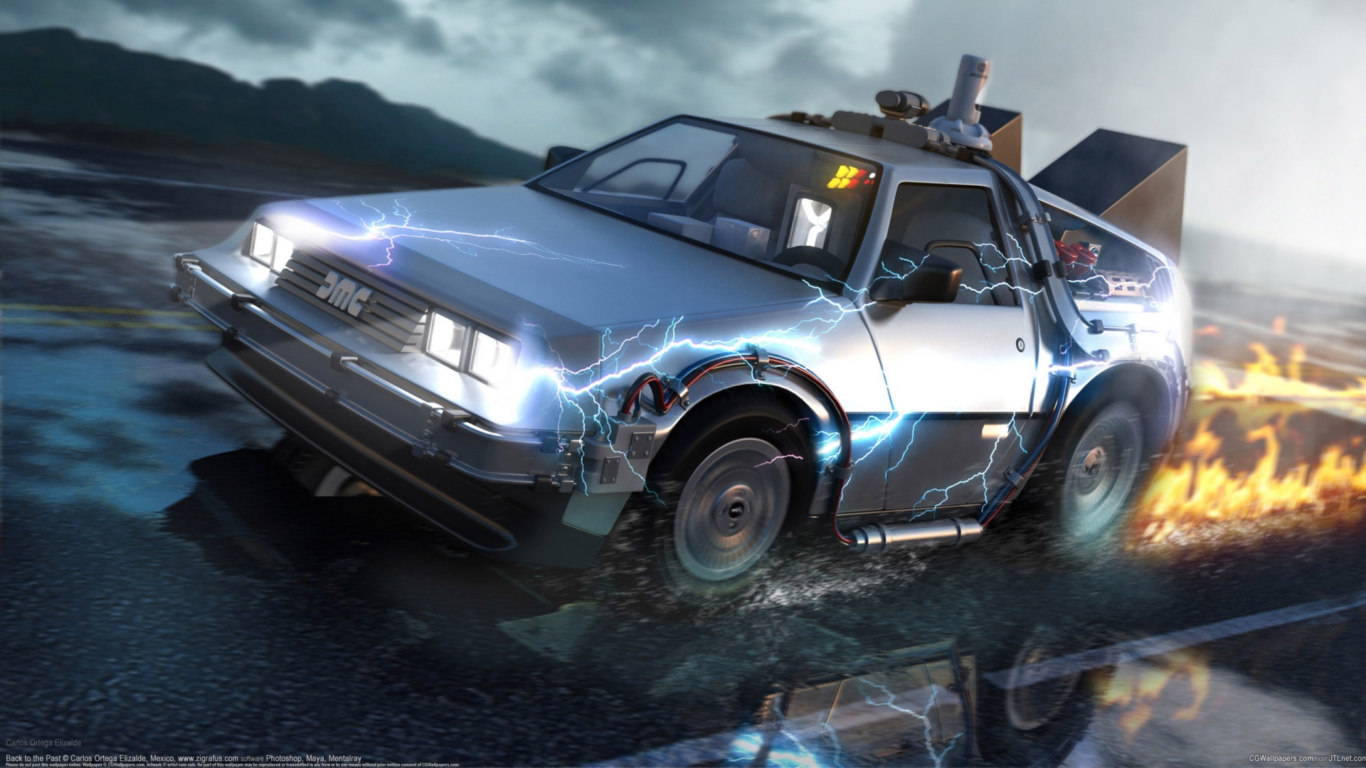 Машина времени обои