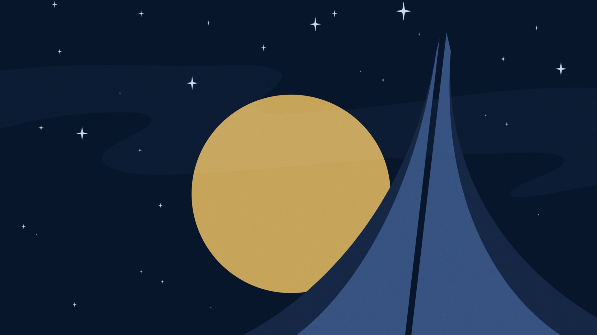 Полная луна обои