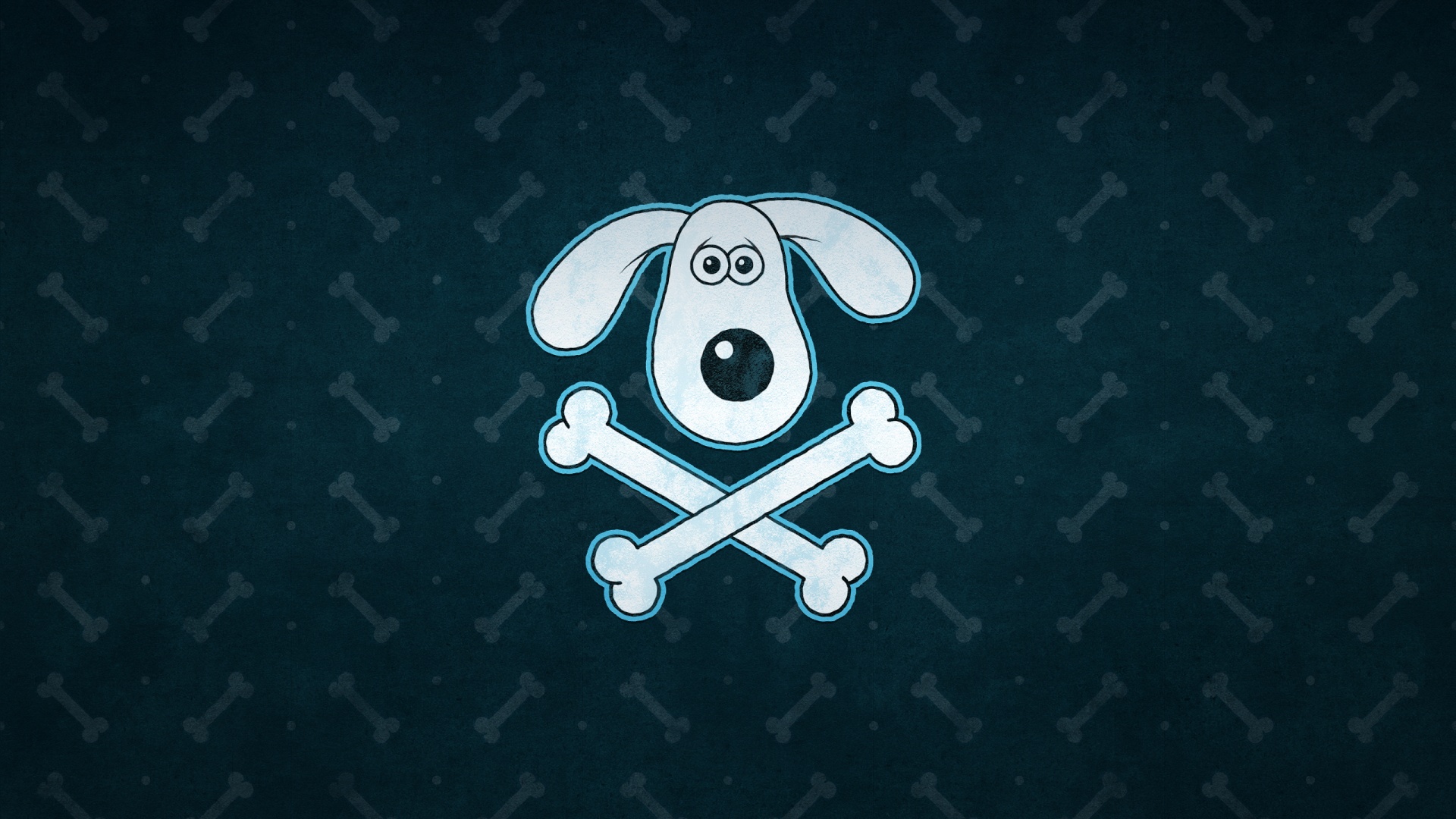 Громит и пересеченные кости обои