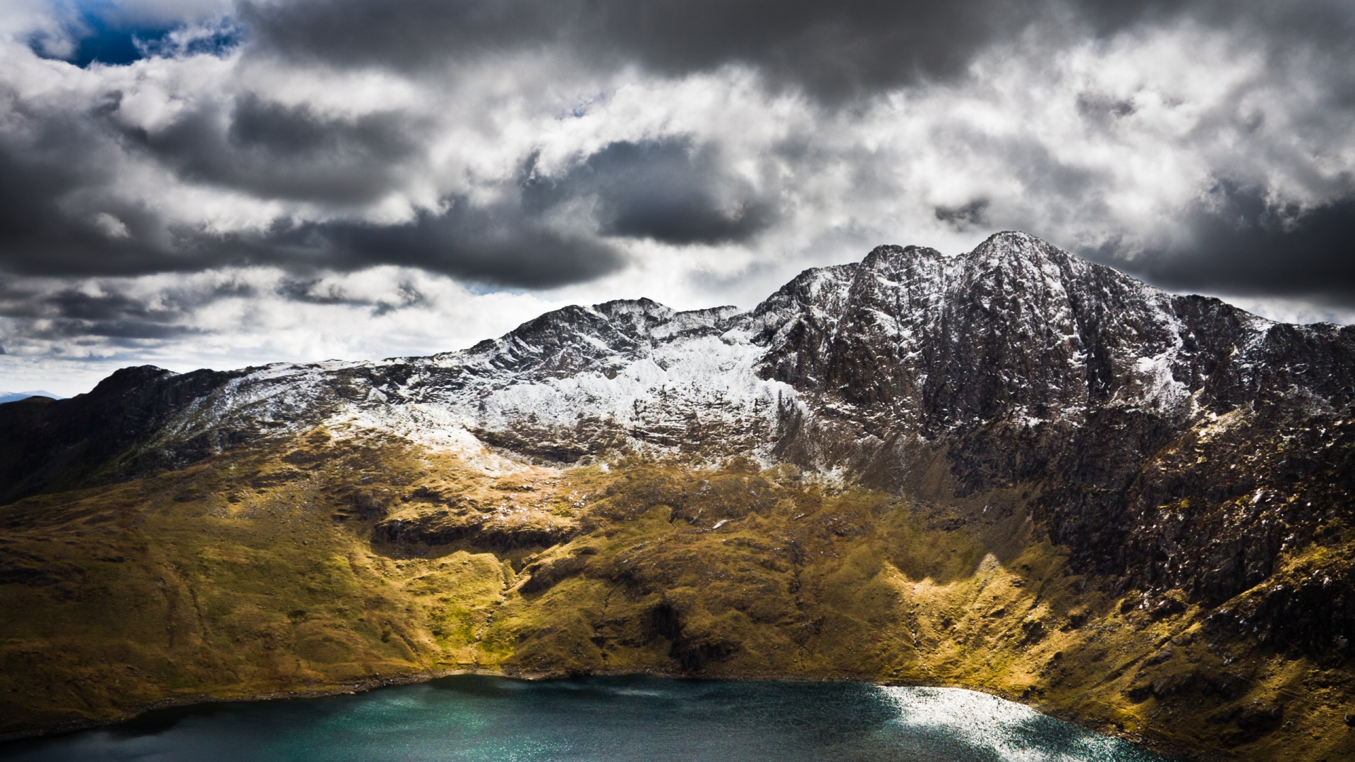 Вид на горы обои