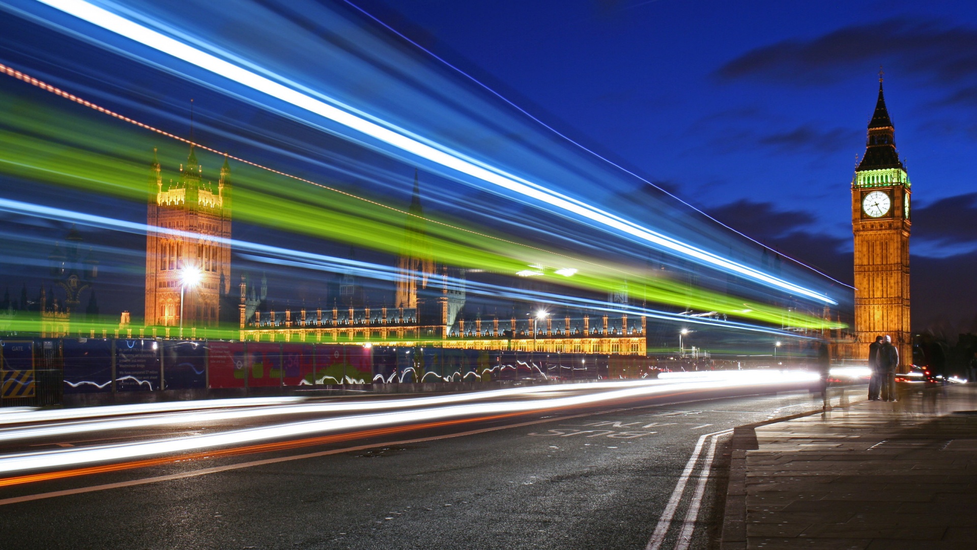 Лондон в движении обои