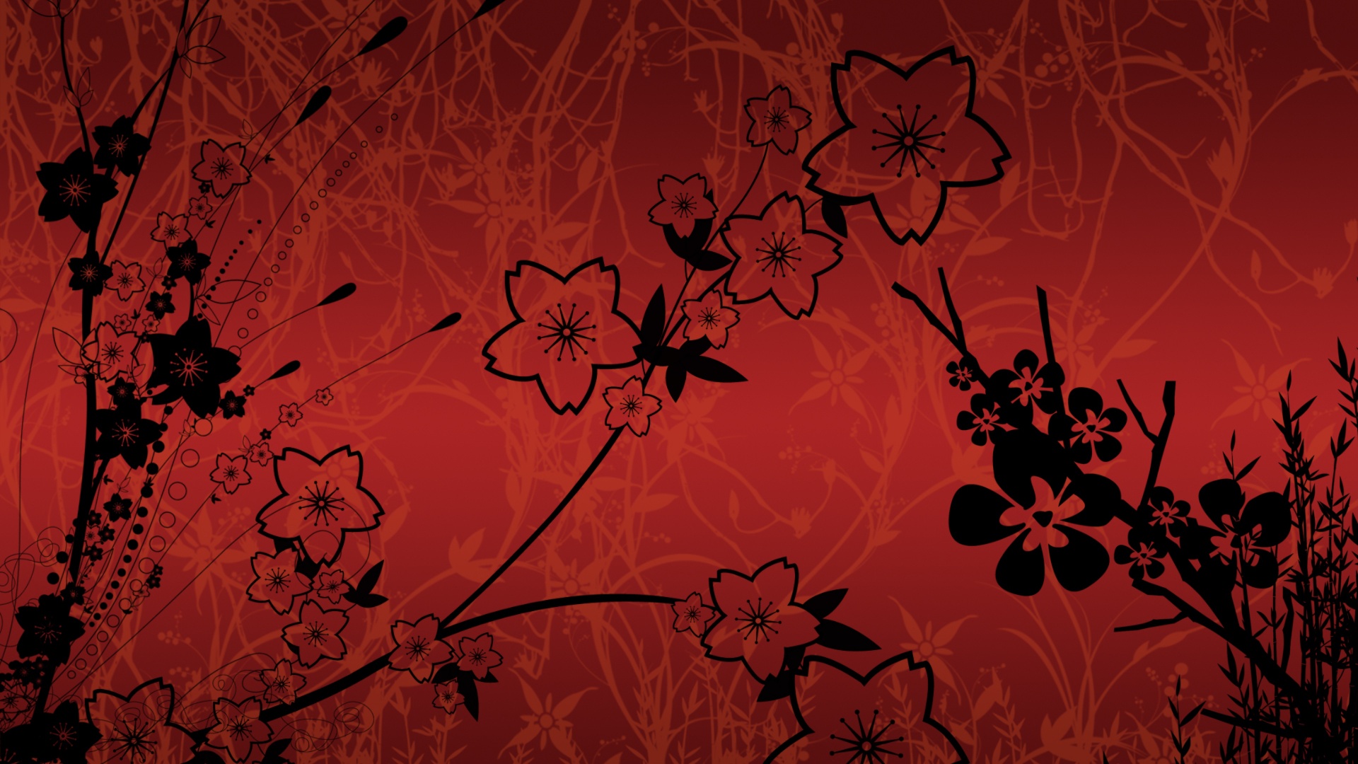 Цветы в векторе обои