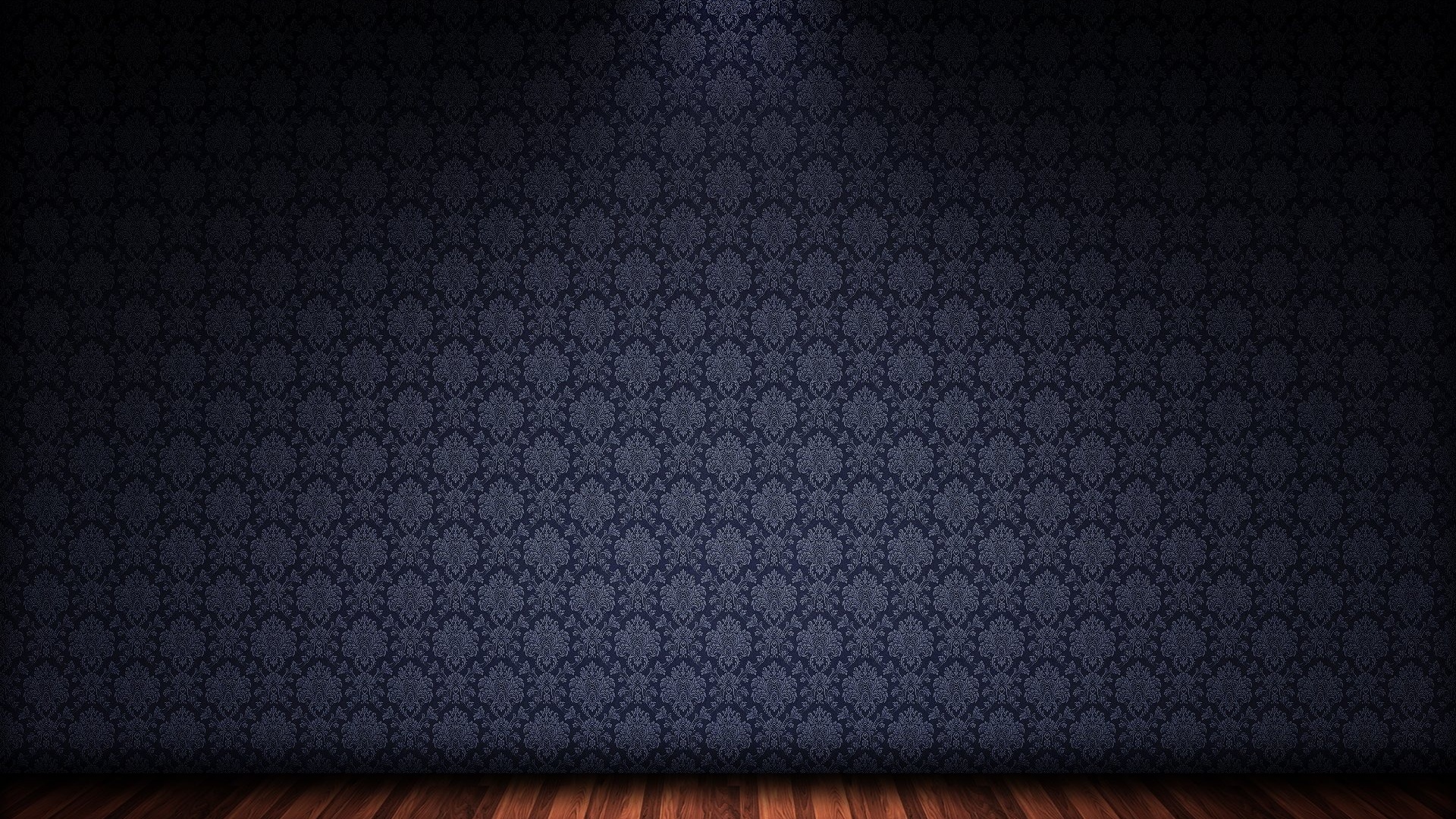 Комната с узорными обоями обои