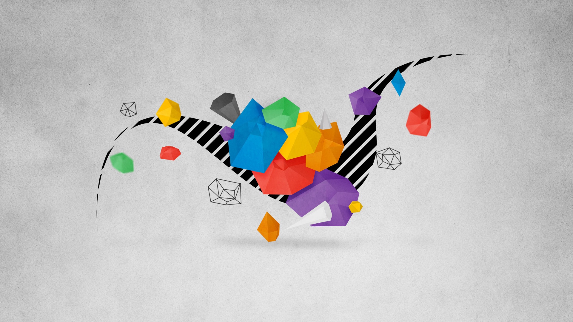 Полет абстрактной фантазии обои