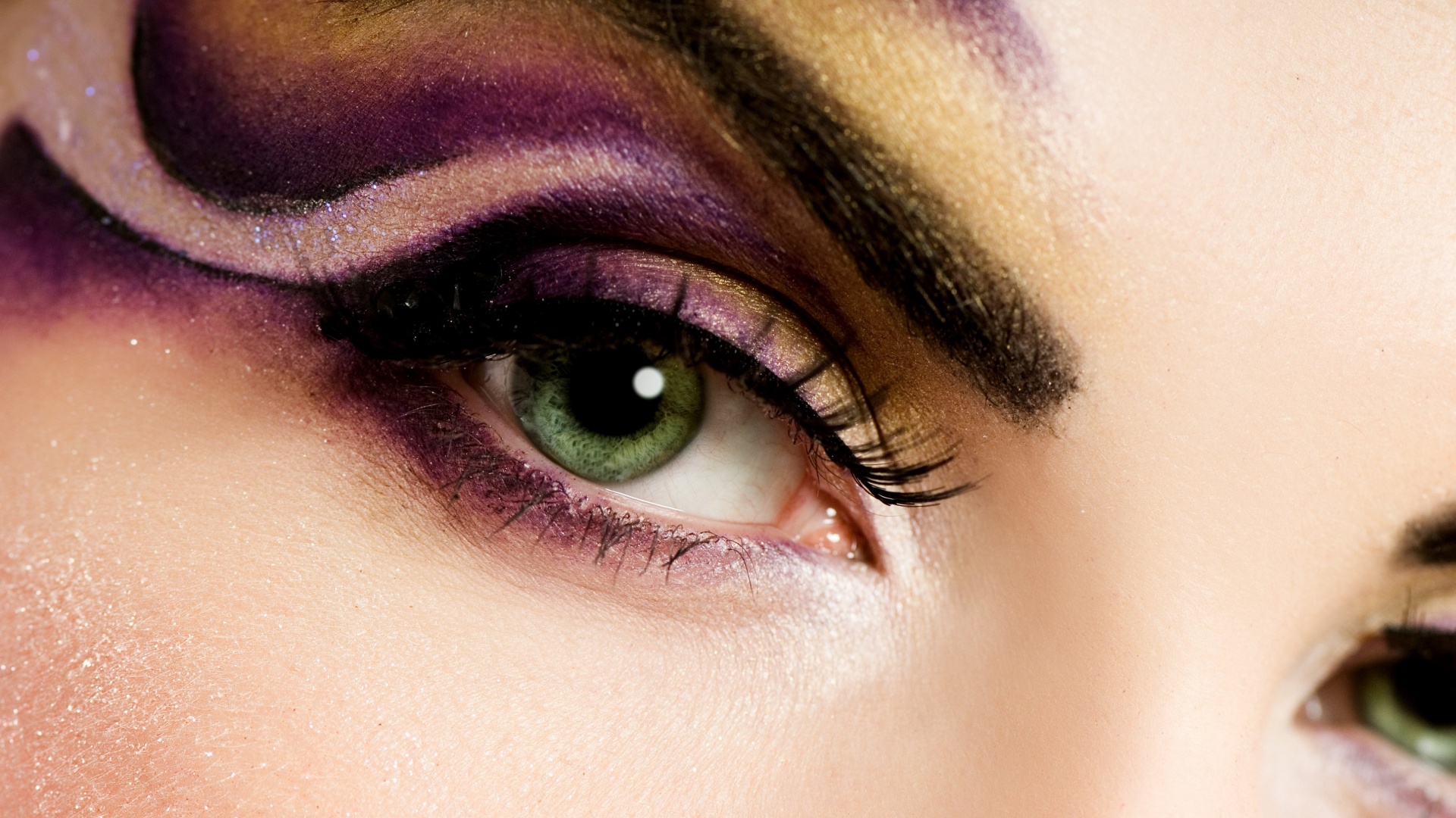 Красивый макияж для глаз обои