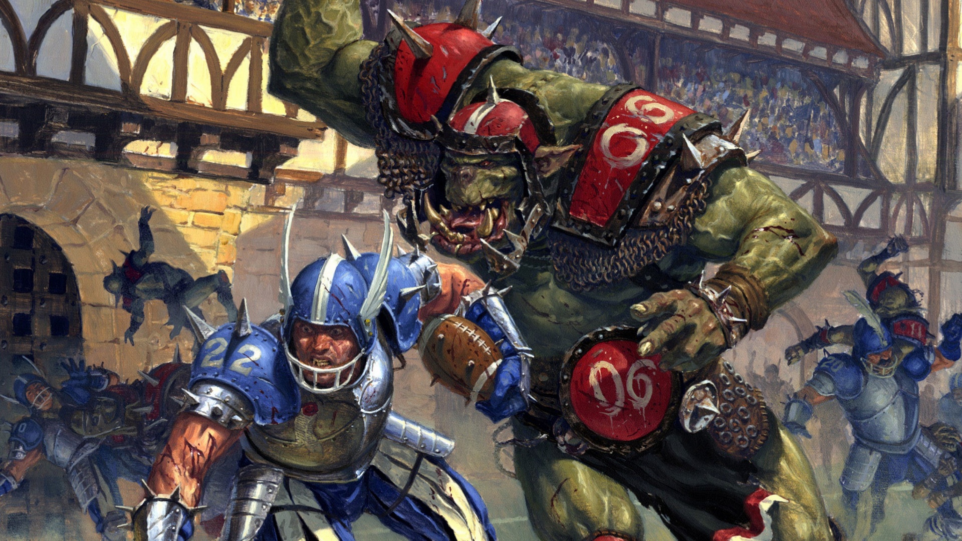 Игра людей и орков обои