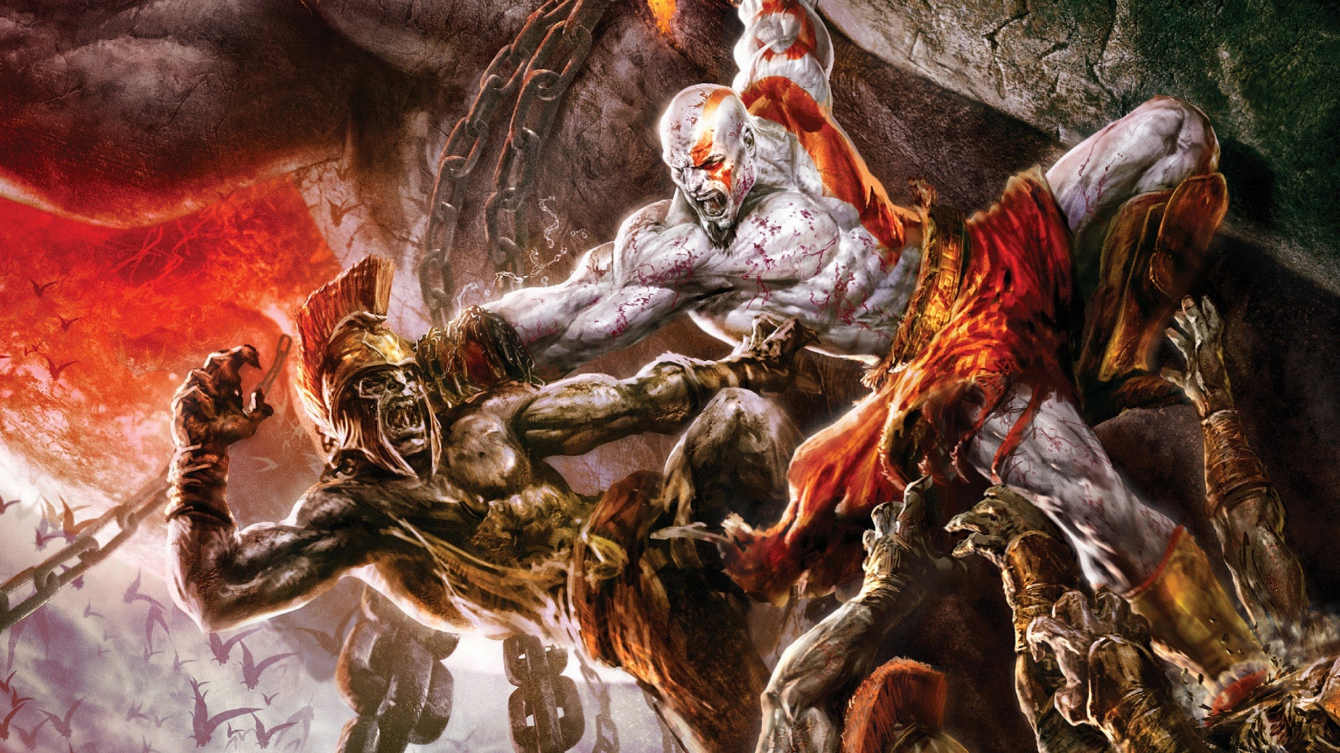 Бог войны обои