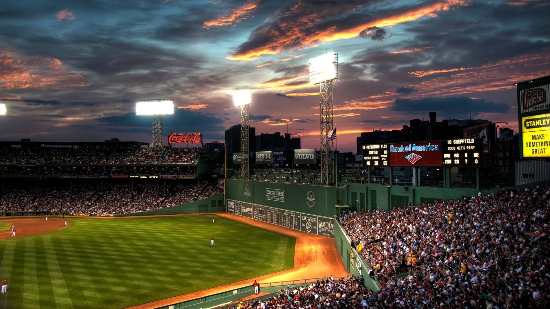 Бейсбольный стадион обои