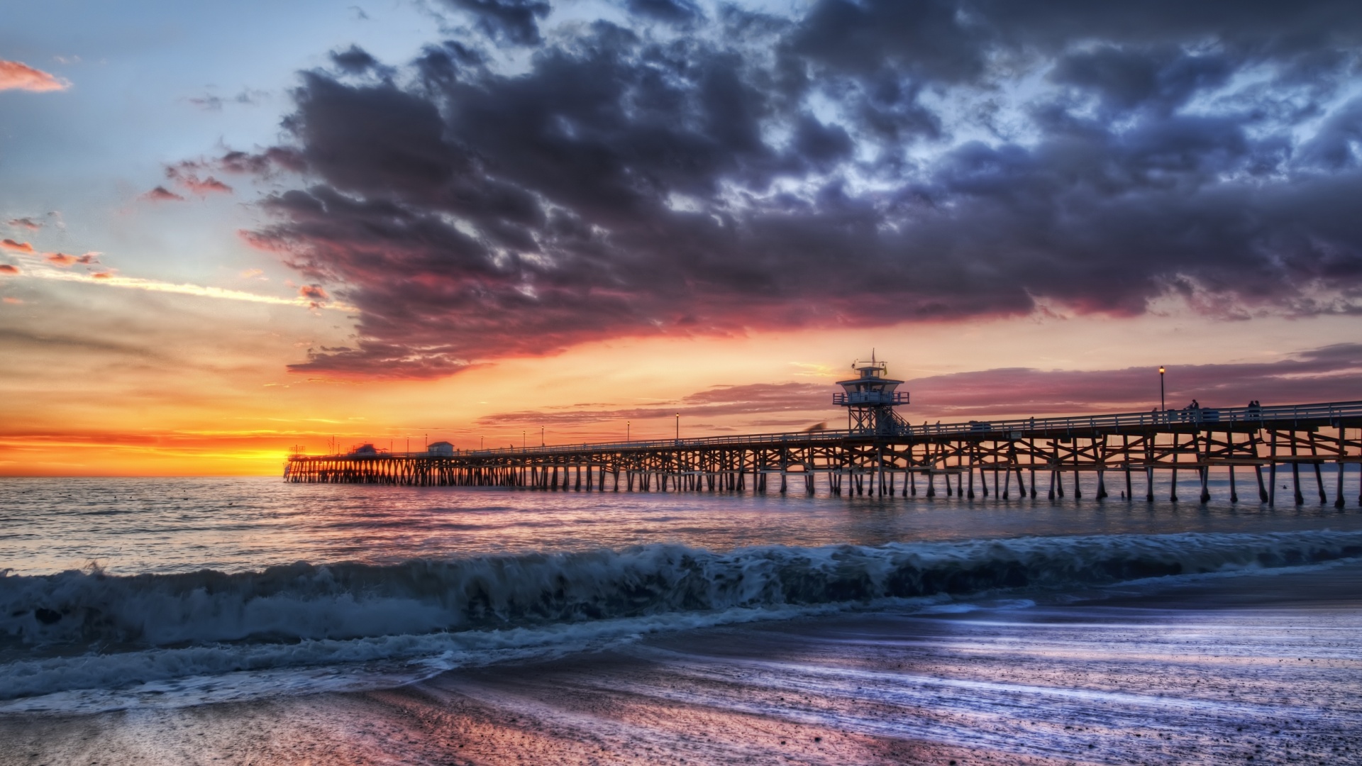 Морской прилив обои