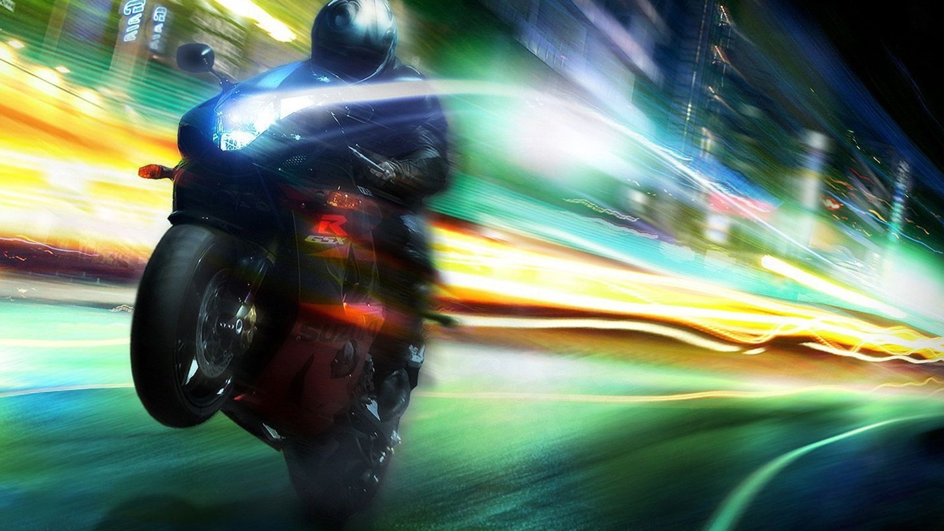 Сокрость на мотоцикле обои