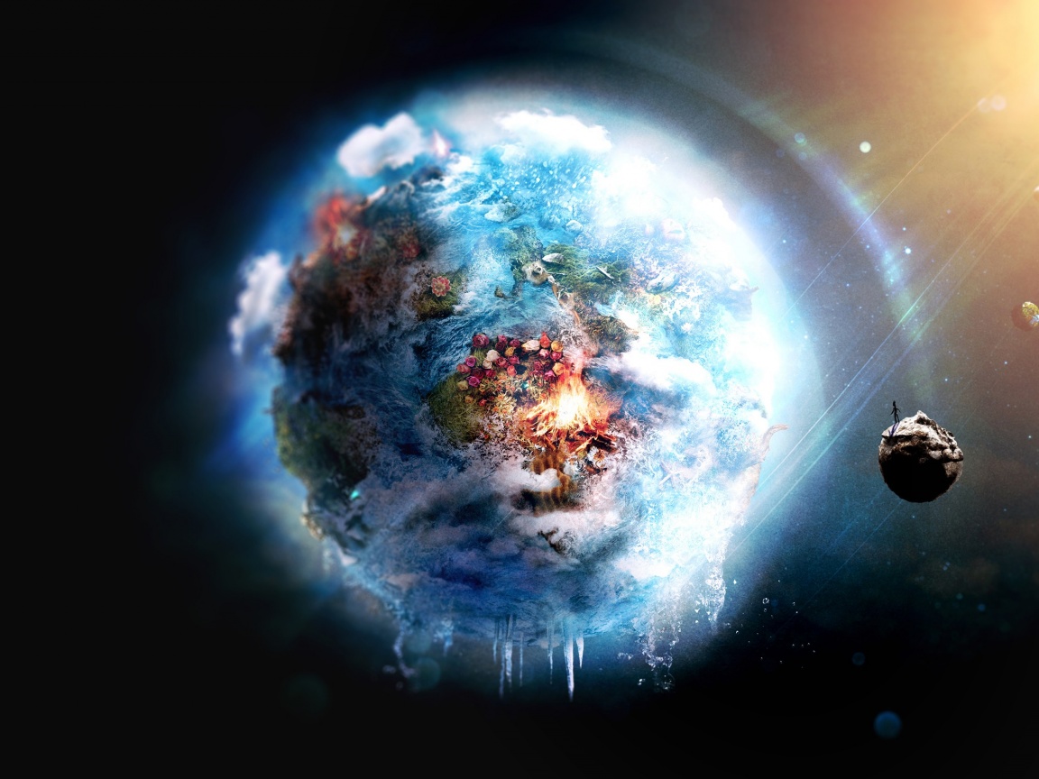 Обледеневшая земля обои